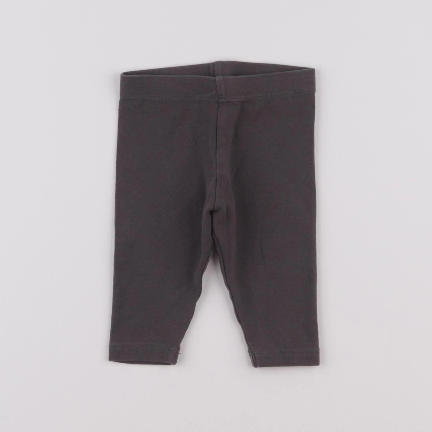 H&M - legging gris - 1 mois