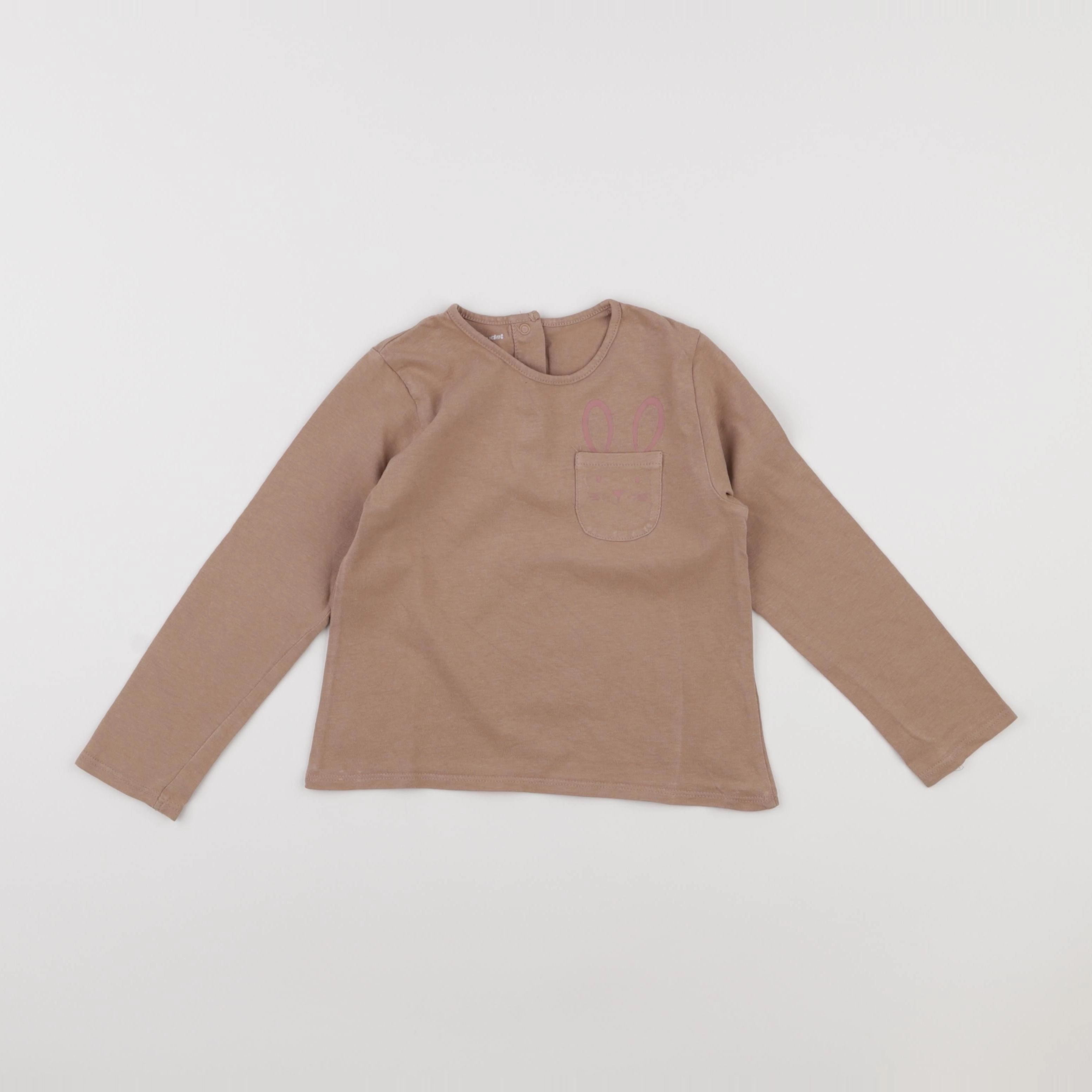 Vertbaudet - tee-shirt beige - 3 ans