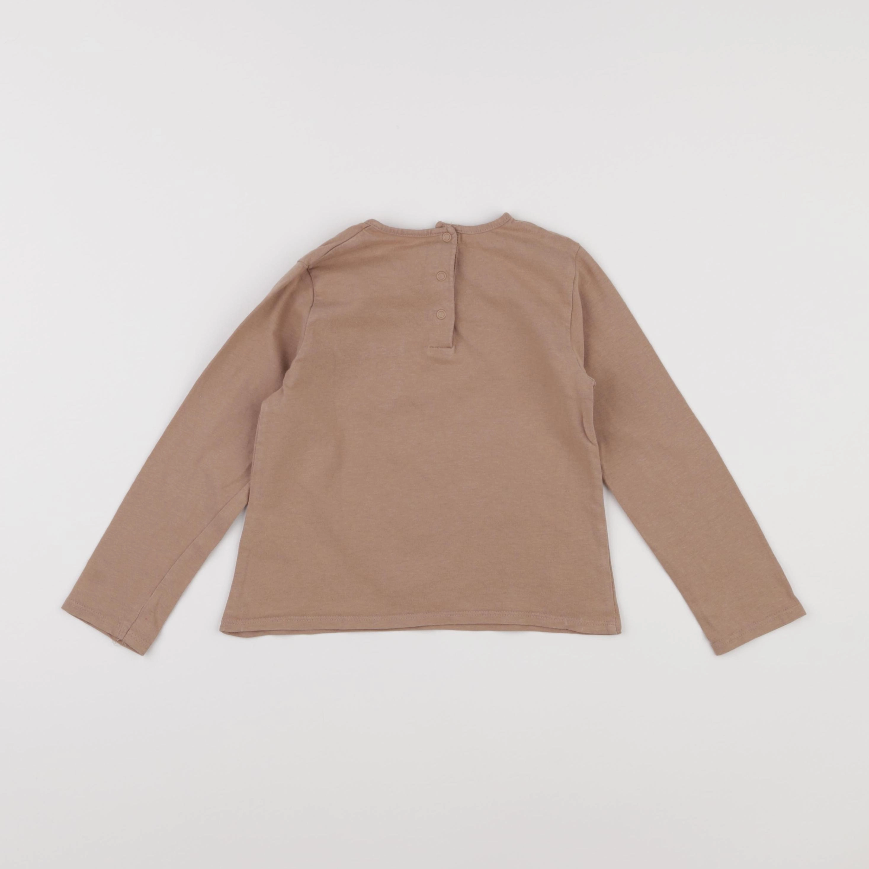 Vertbaudet - tee-shirt beige - 3 ans