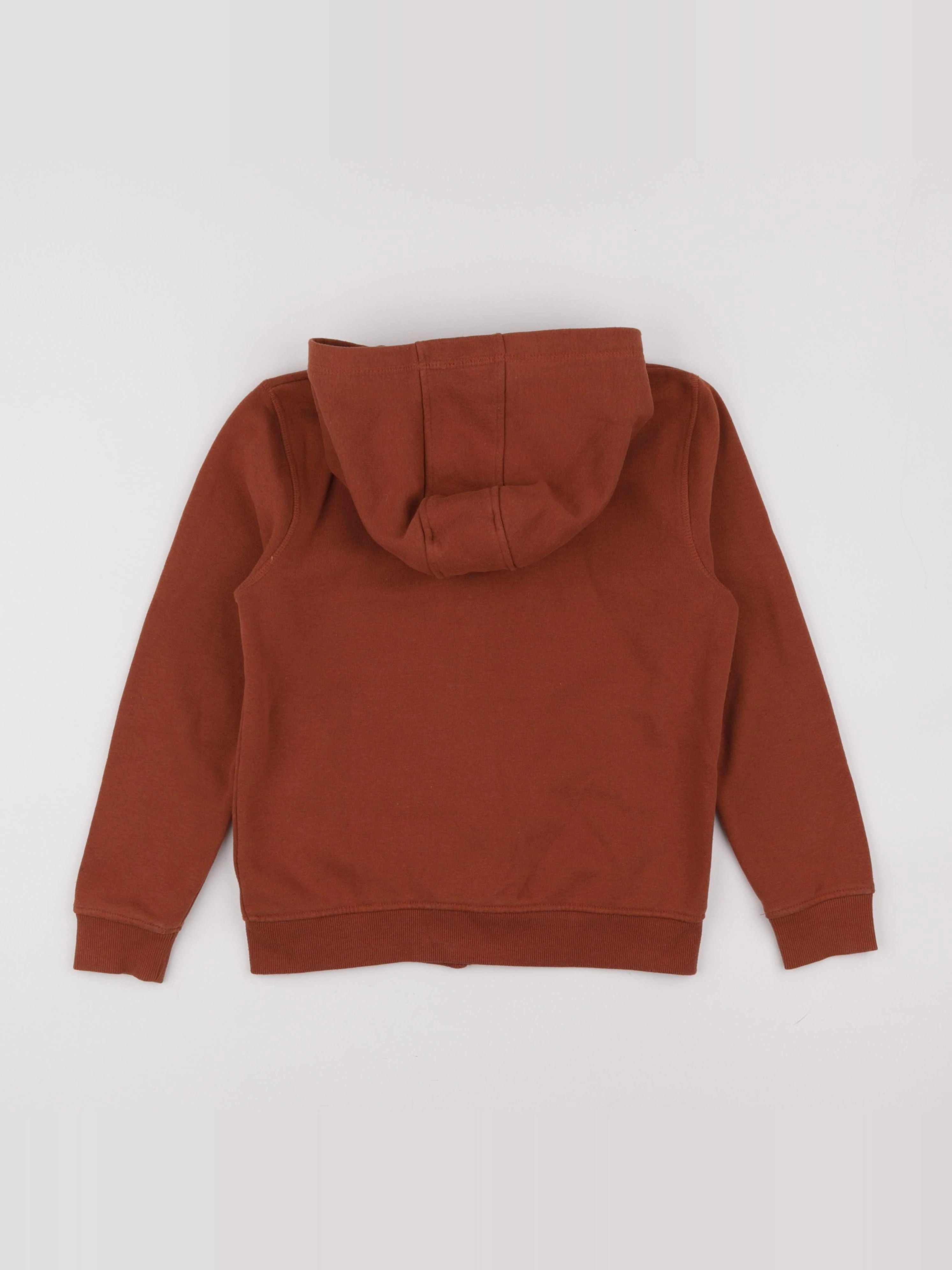 Vertbaudet - sweat marron - 10 ans