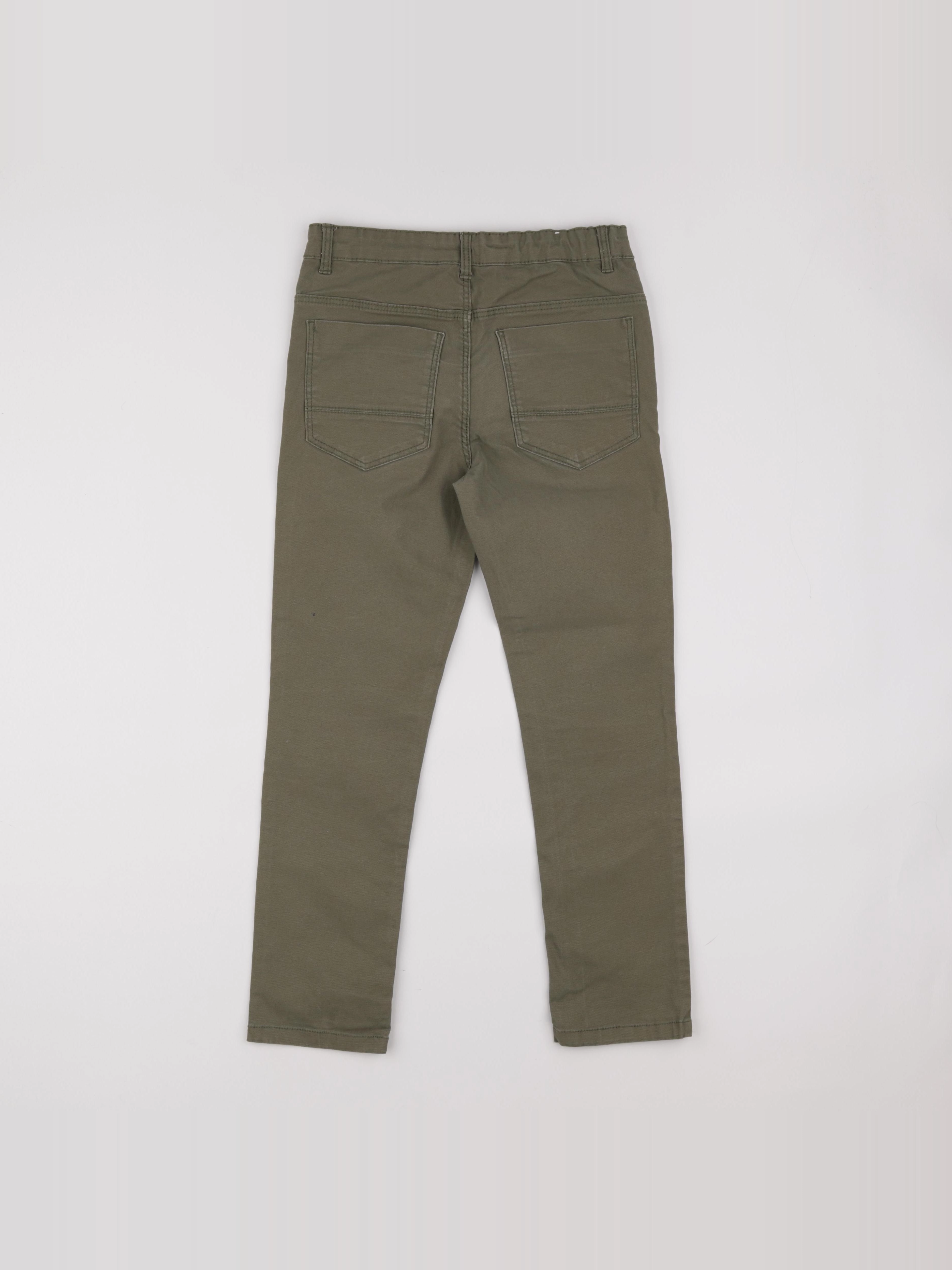 Vertbaudet - pantalon vert - 10 ans