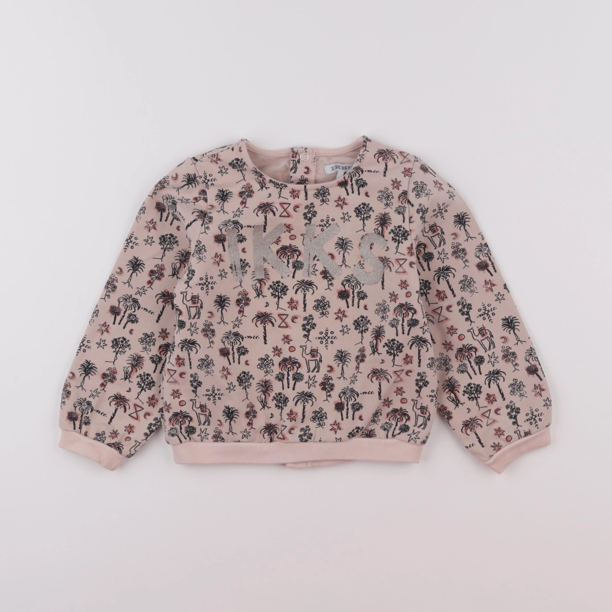 IKKS - sweat rose - 2 ans