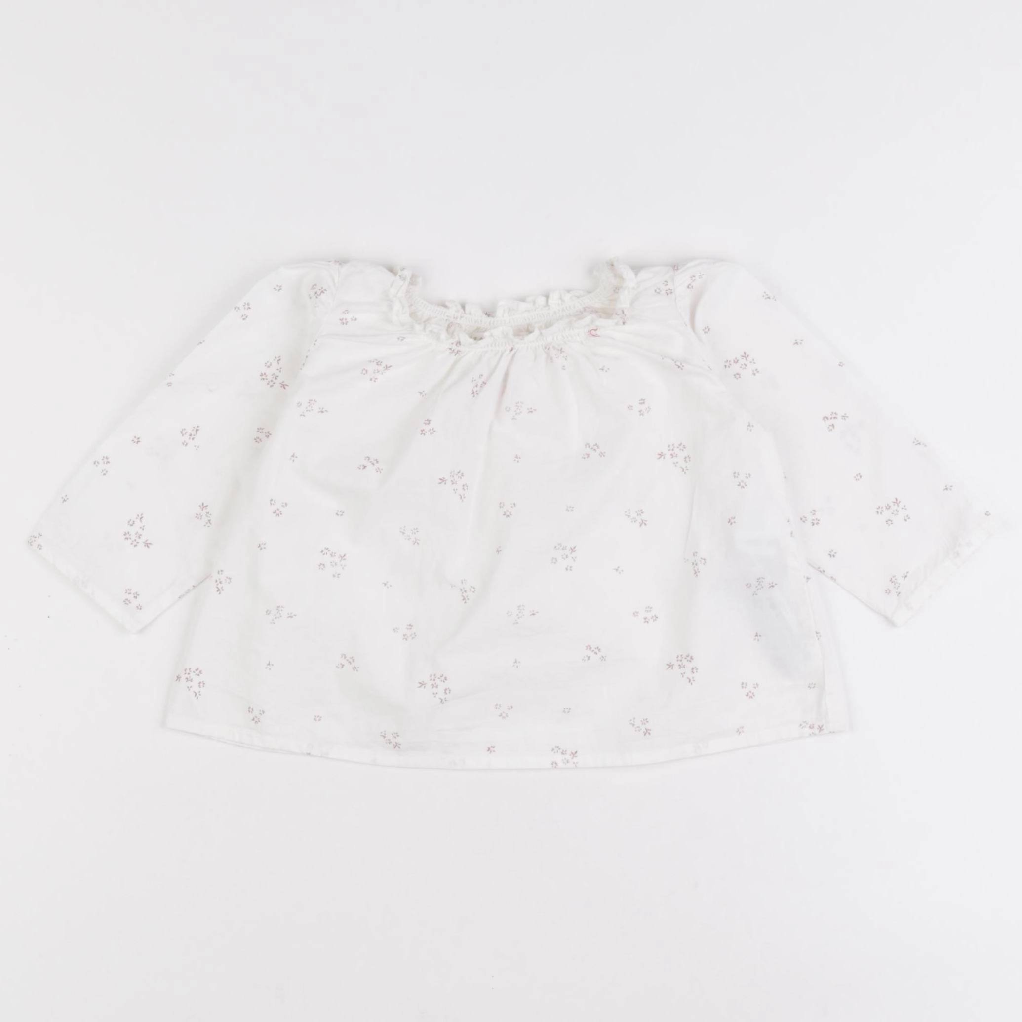 Zara - blouse blanc - 3/6 mois