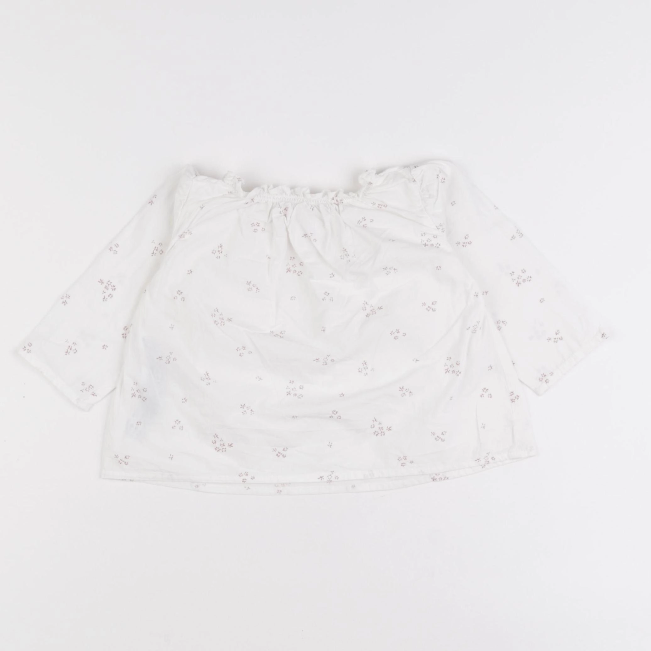 Zara - blouse blanc - 3/6 mois