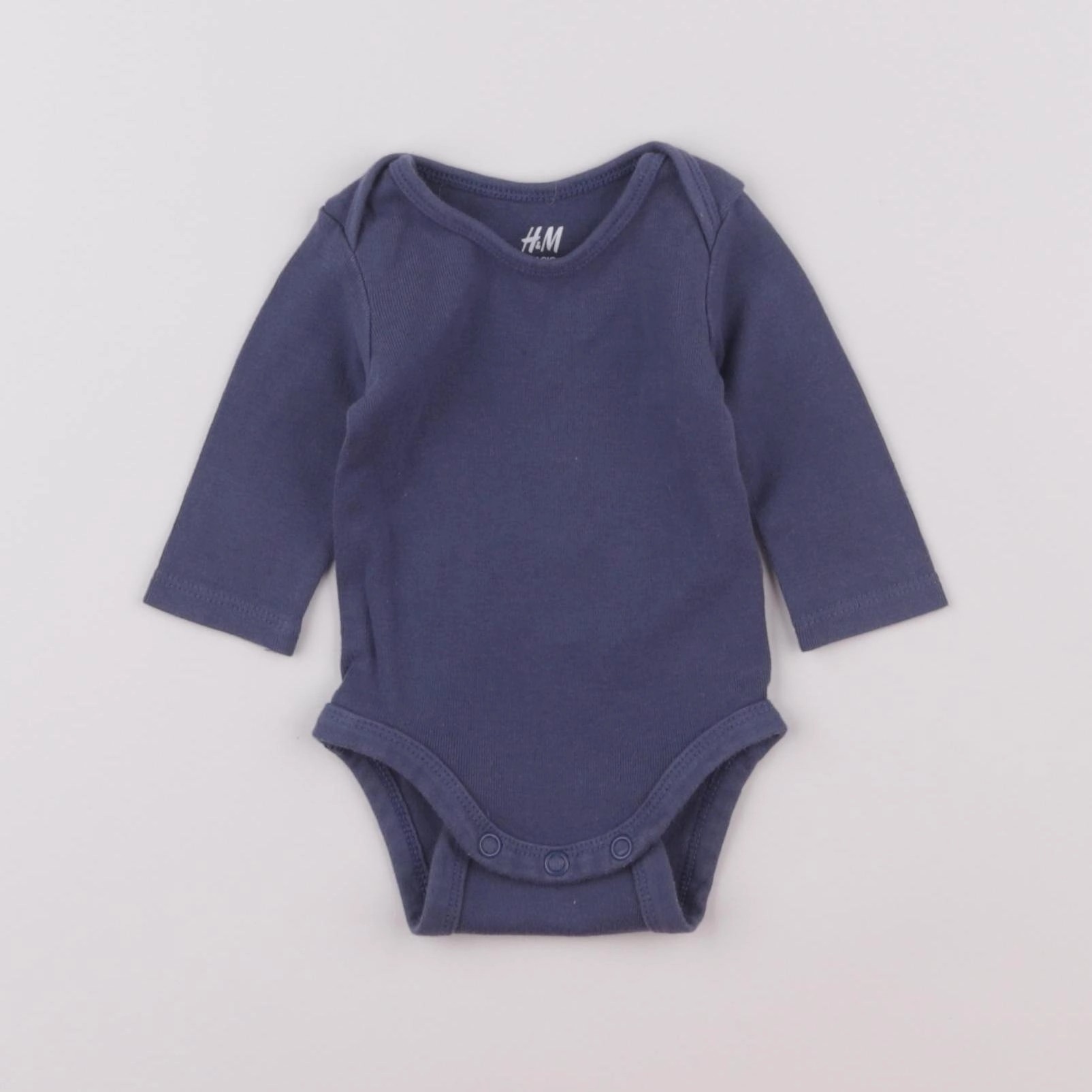 H&M - body bleu - 0/1 mois