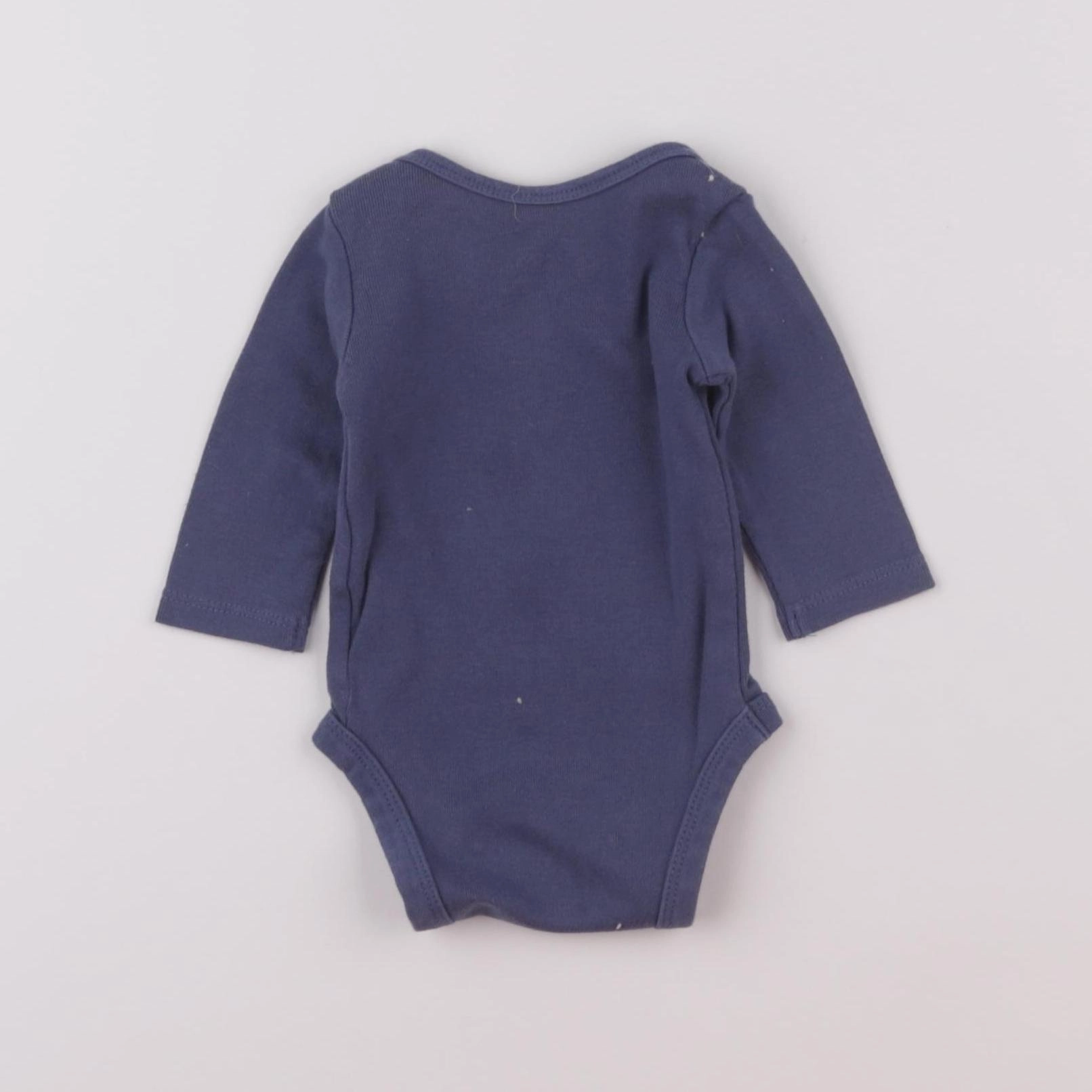 H&M - body bleu - 0/1 mois
