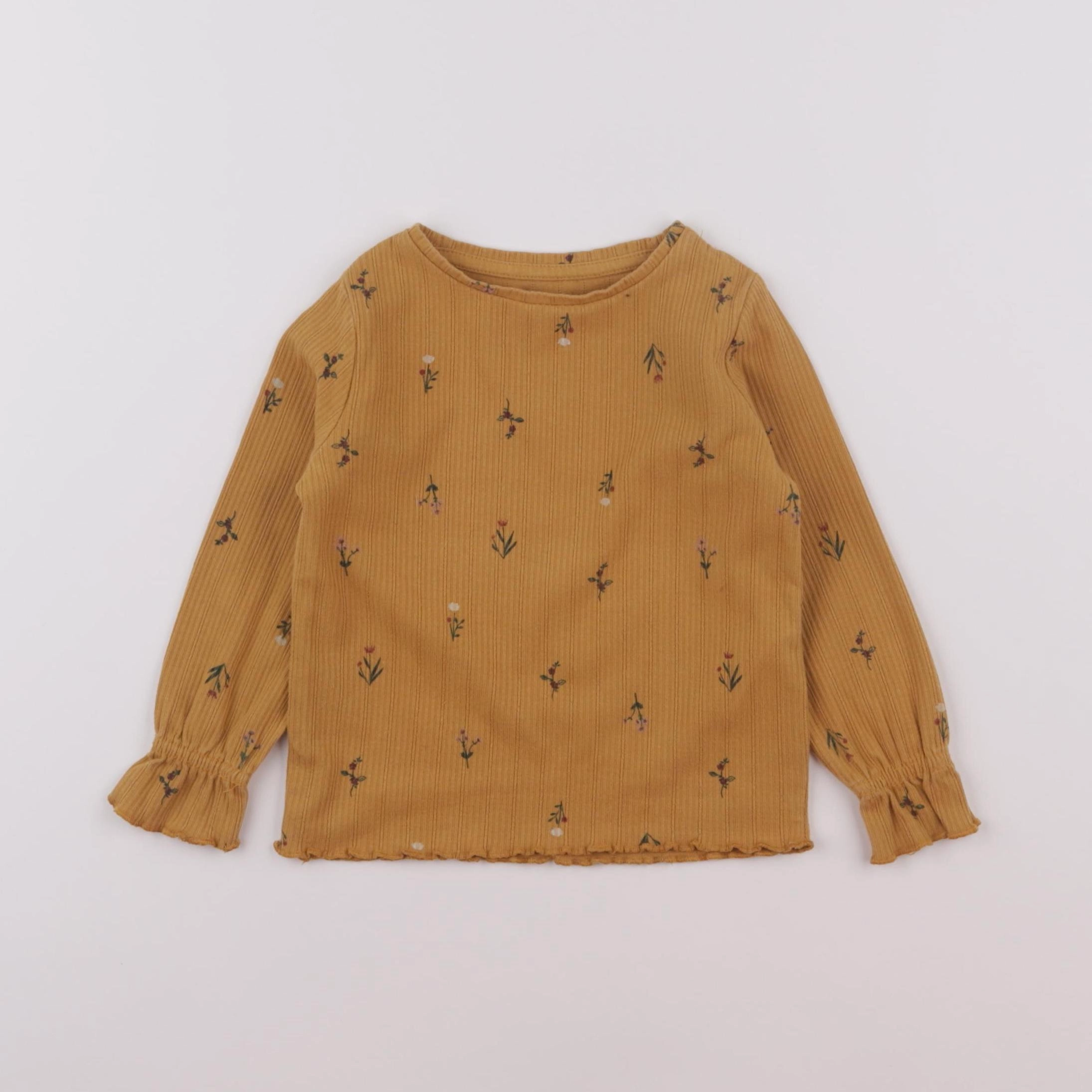 Vertbaudet - tee-shirt jaune - 2 ans