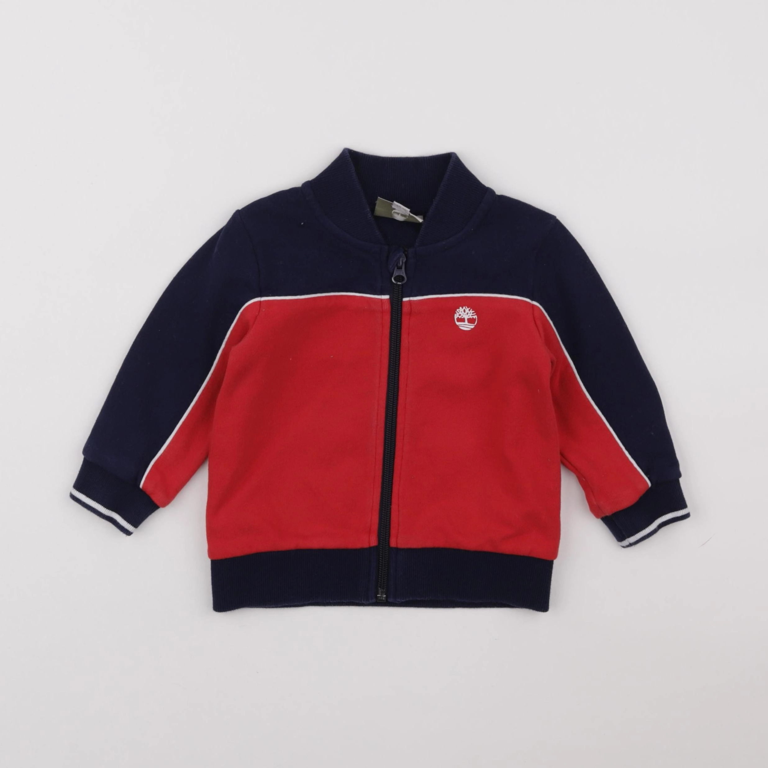 Timberland - sweat bleu, rouge - 18 mois
