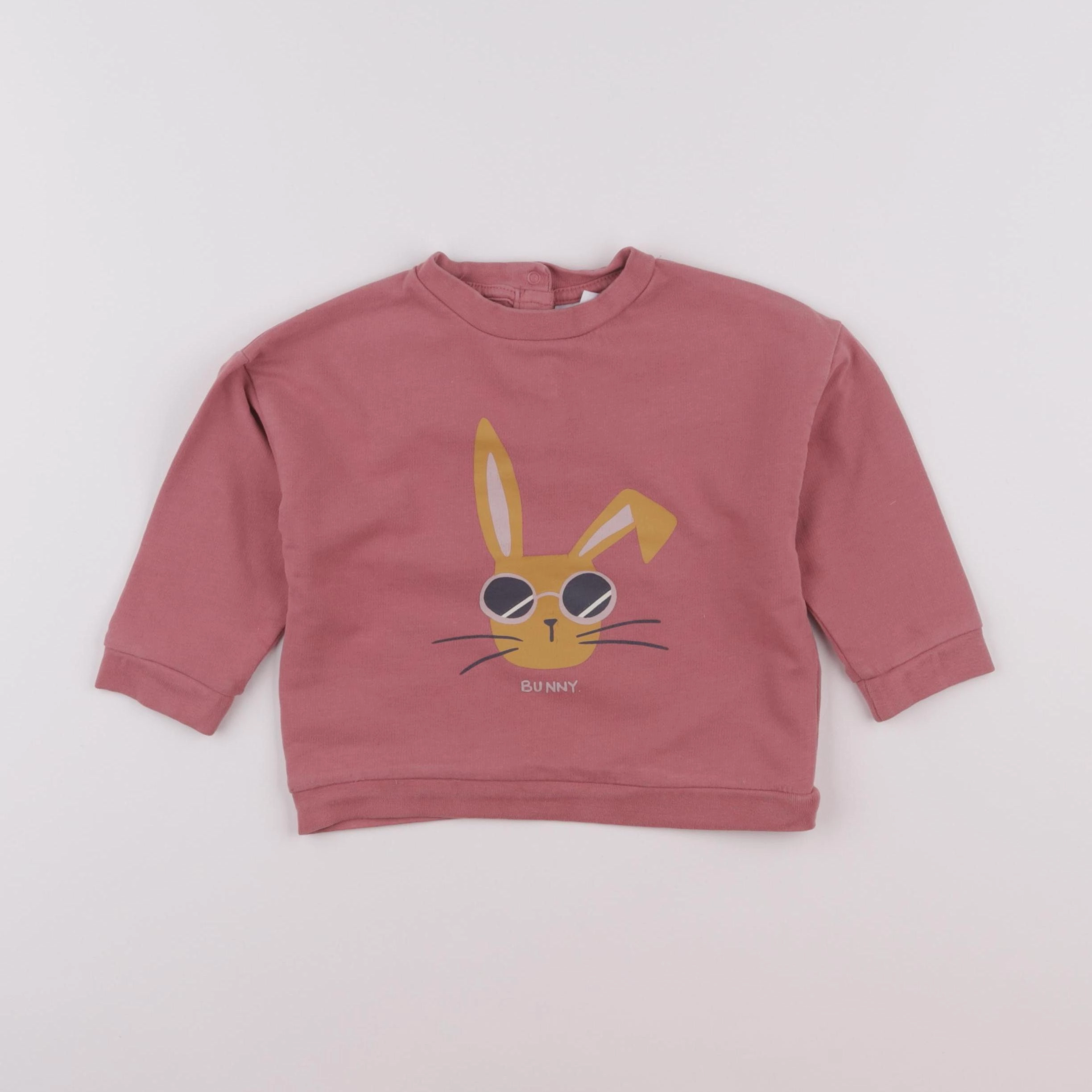 Vertbaudet - sweat rose - 2 ans