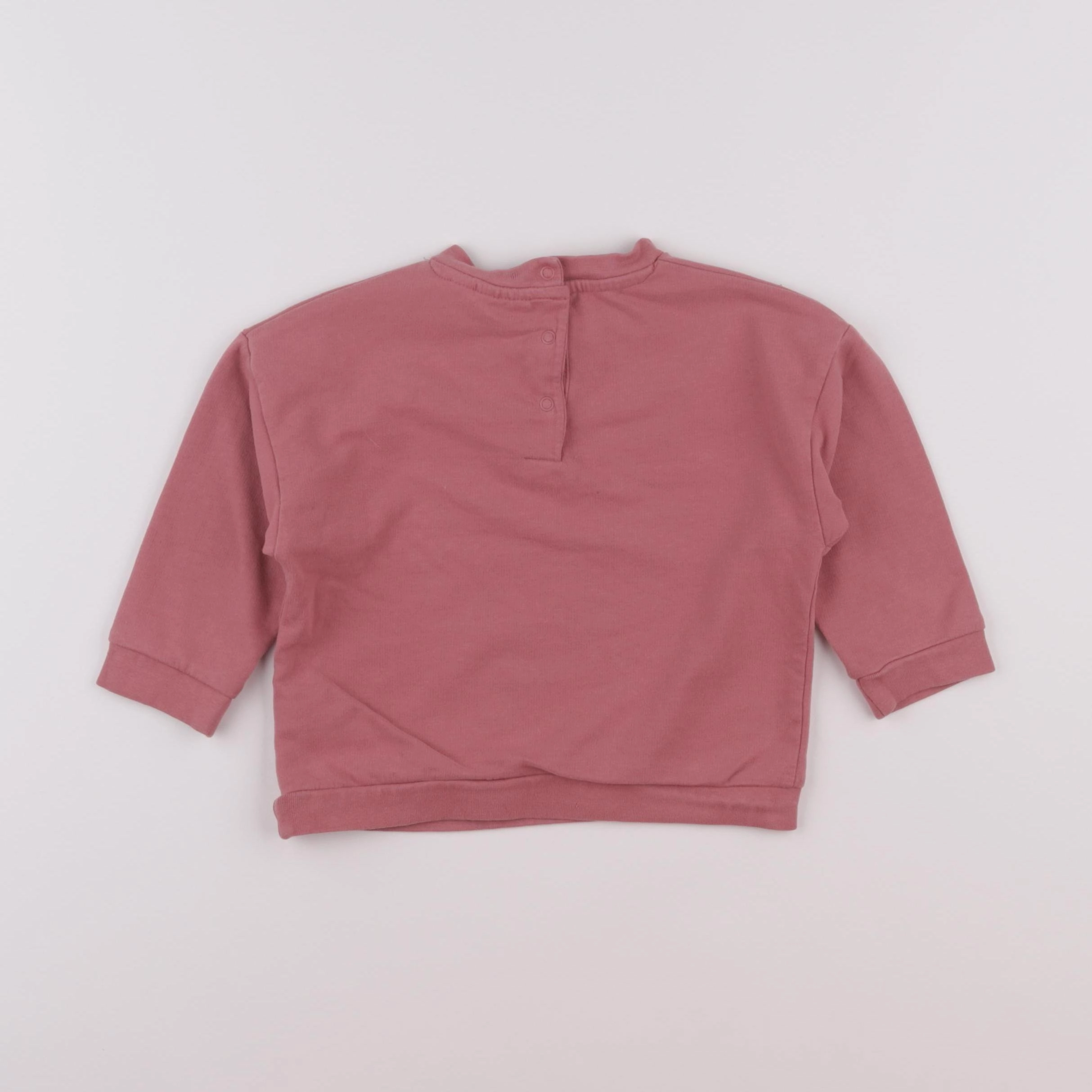 Vertbaudet - sweat rose - 2 ans