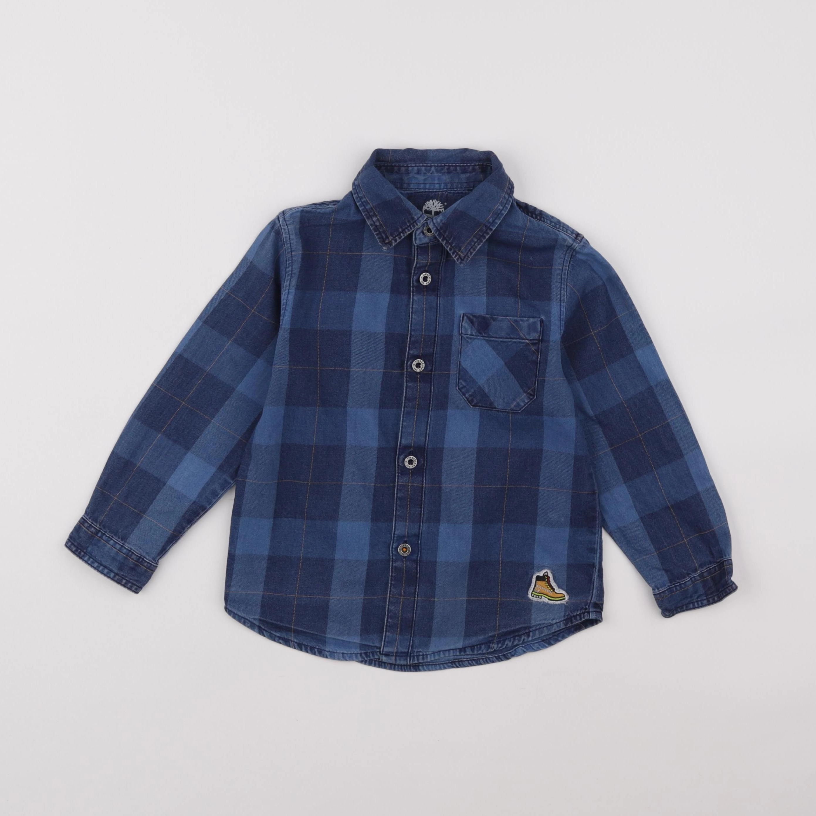 Timberland - chemise bleu - 3 ans