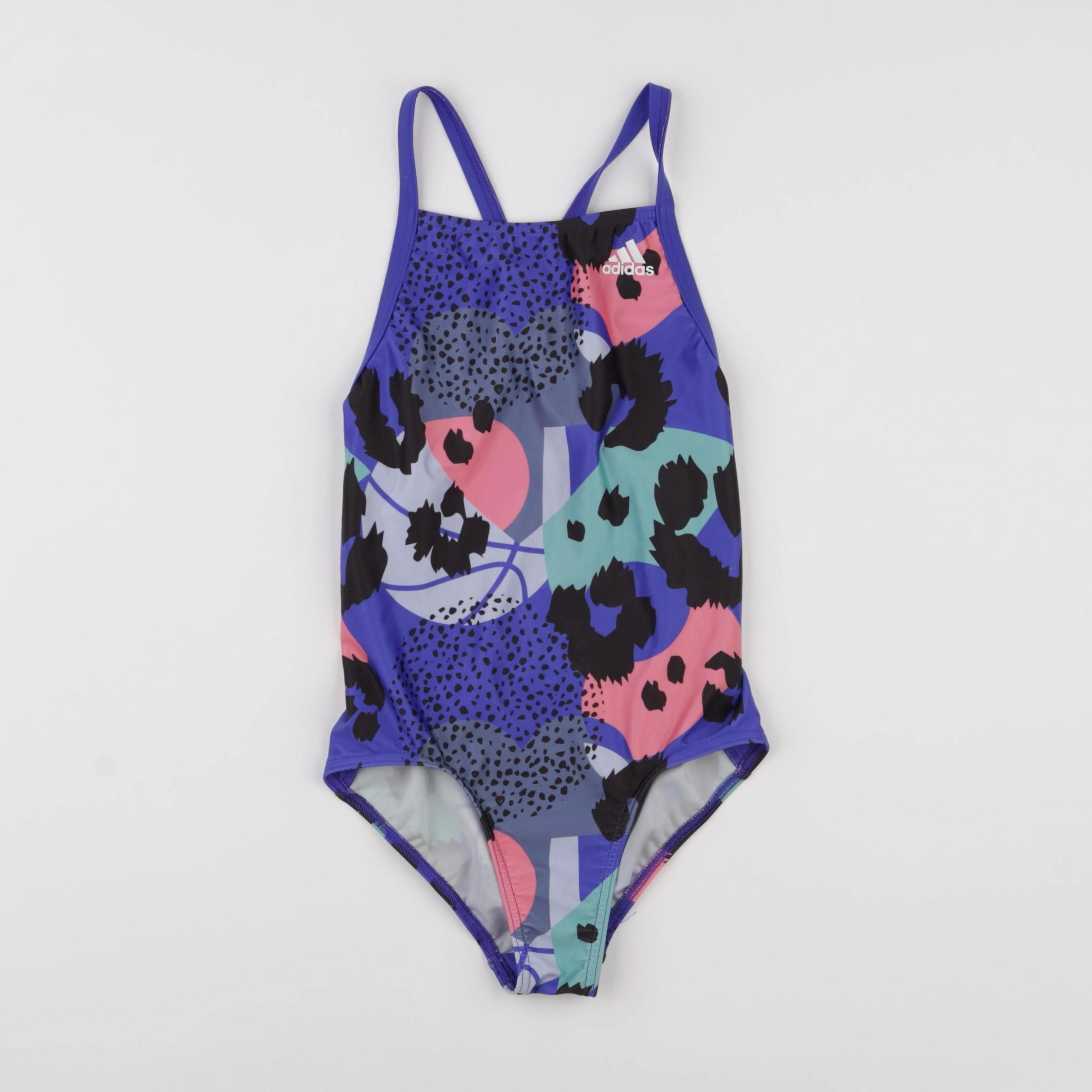 Adidas - maillot de bain bleu - 9/10 ans