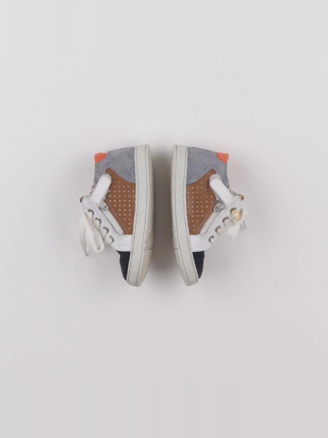Pom d'Api - baskets marron, bleu - pointure 20