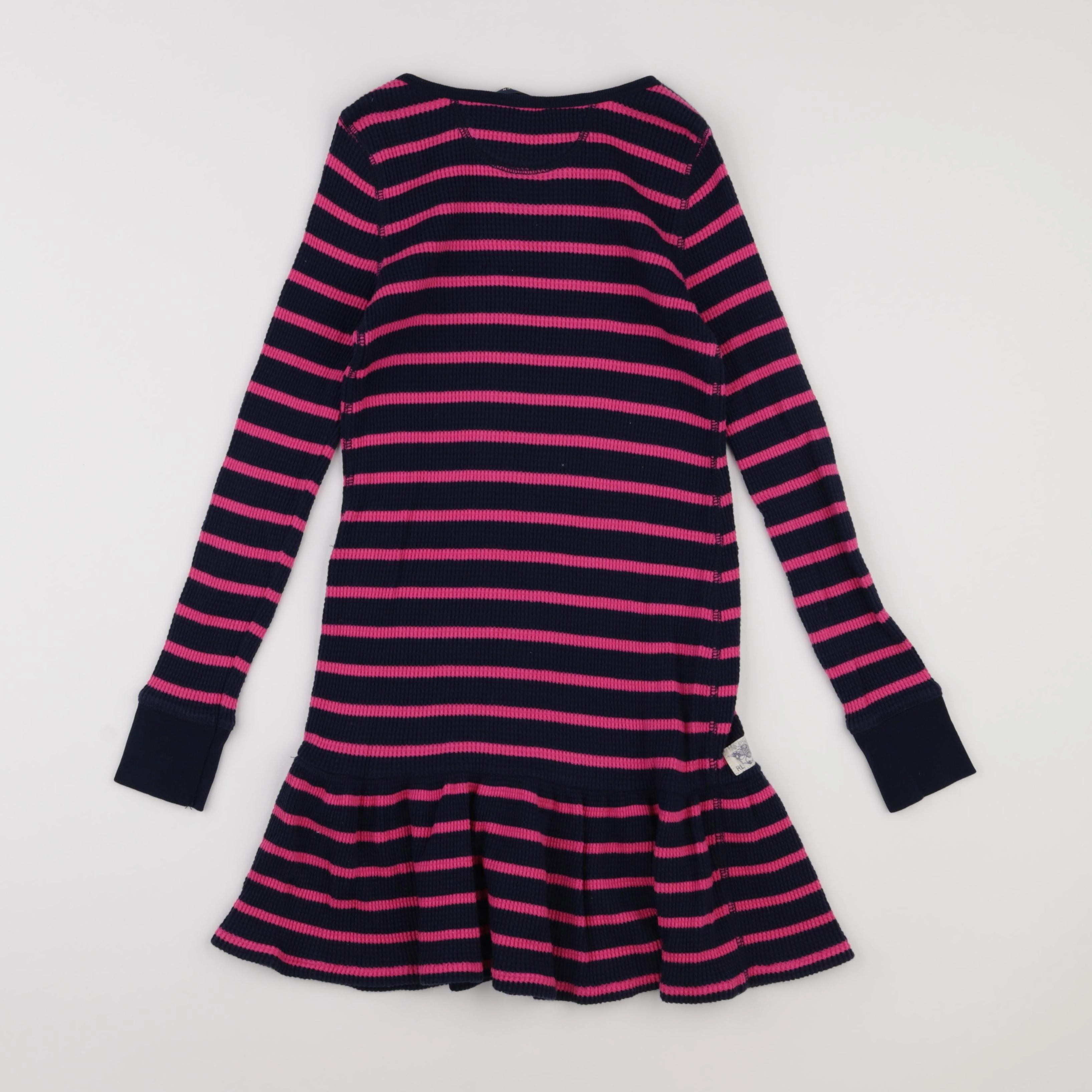 Ralph Lauren - robe bleu, rose - 7 ans