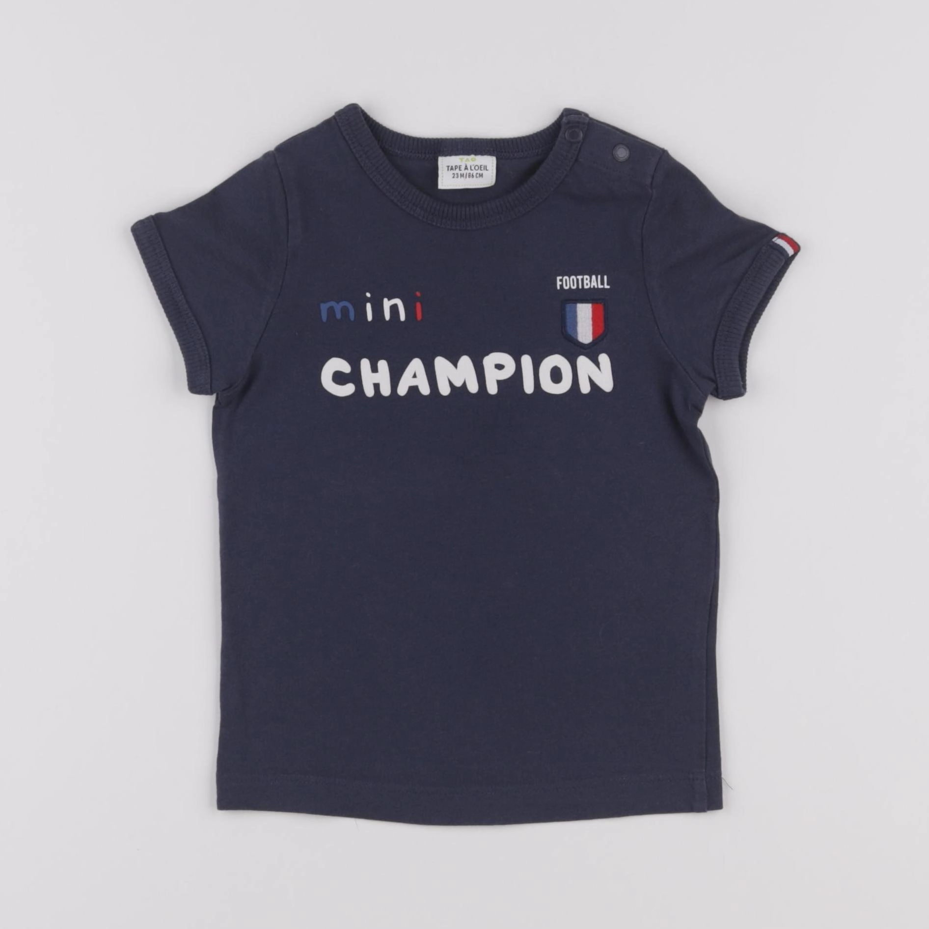 Champion  - tee-shirt bleu - 24 mois