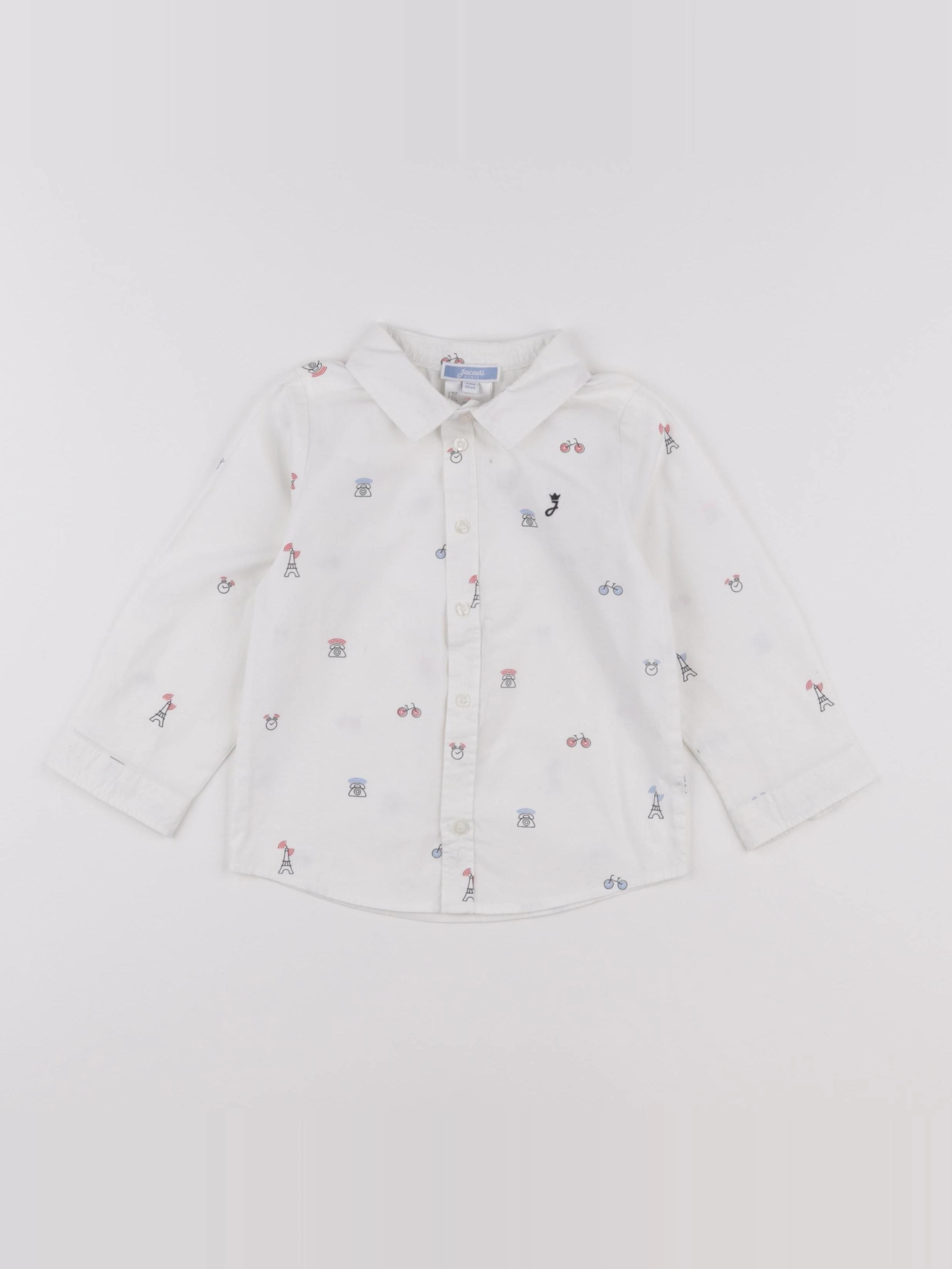 Jacadi - chemise blanc - 2 ans