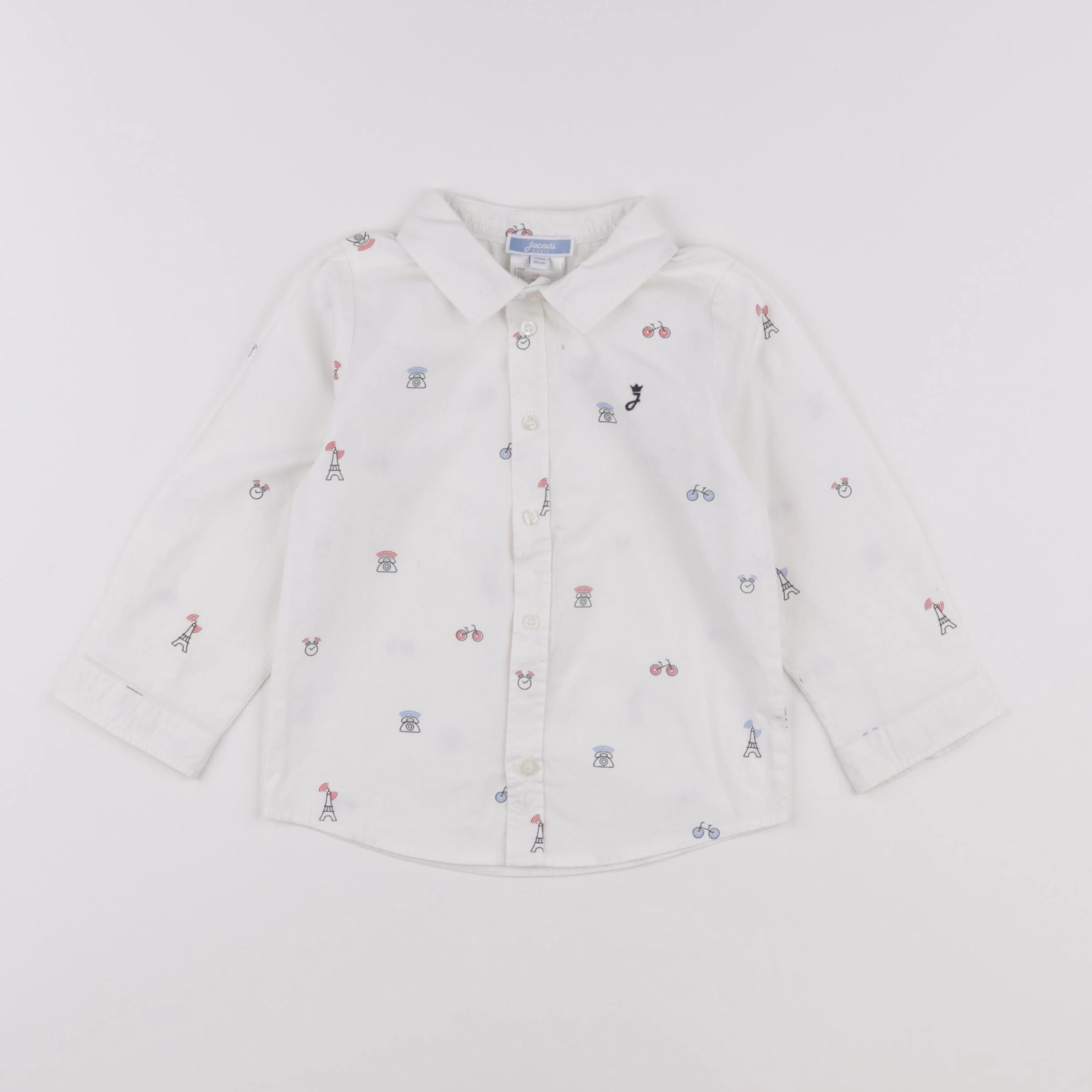 Jacadi - chemise blanc - 2 ans