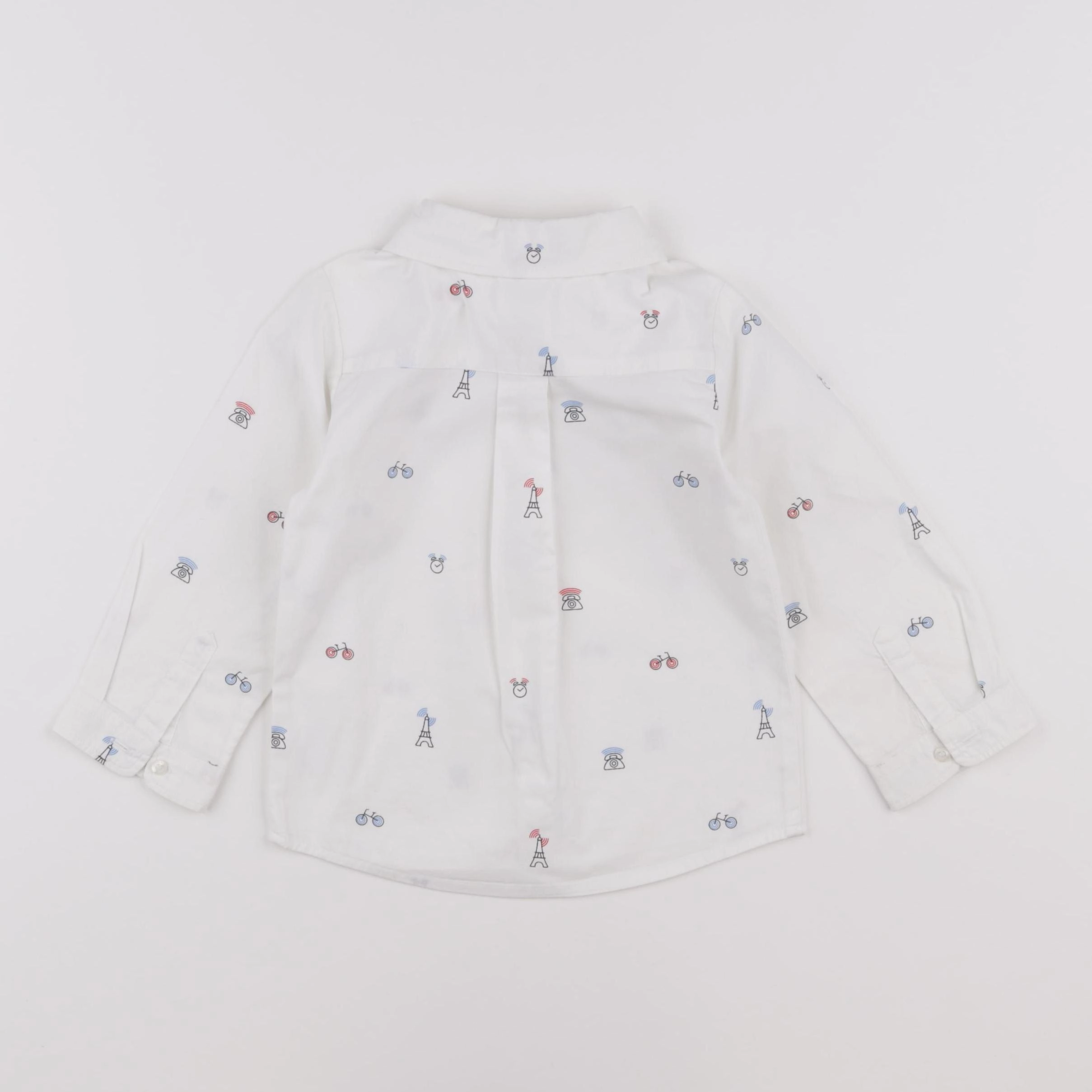 Jacadi - chemise blanc - 2 ans