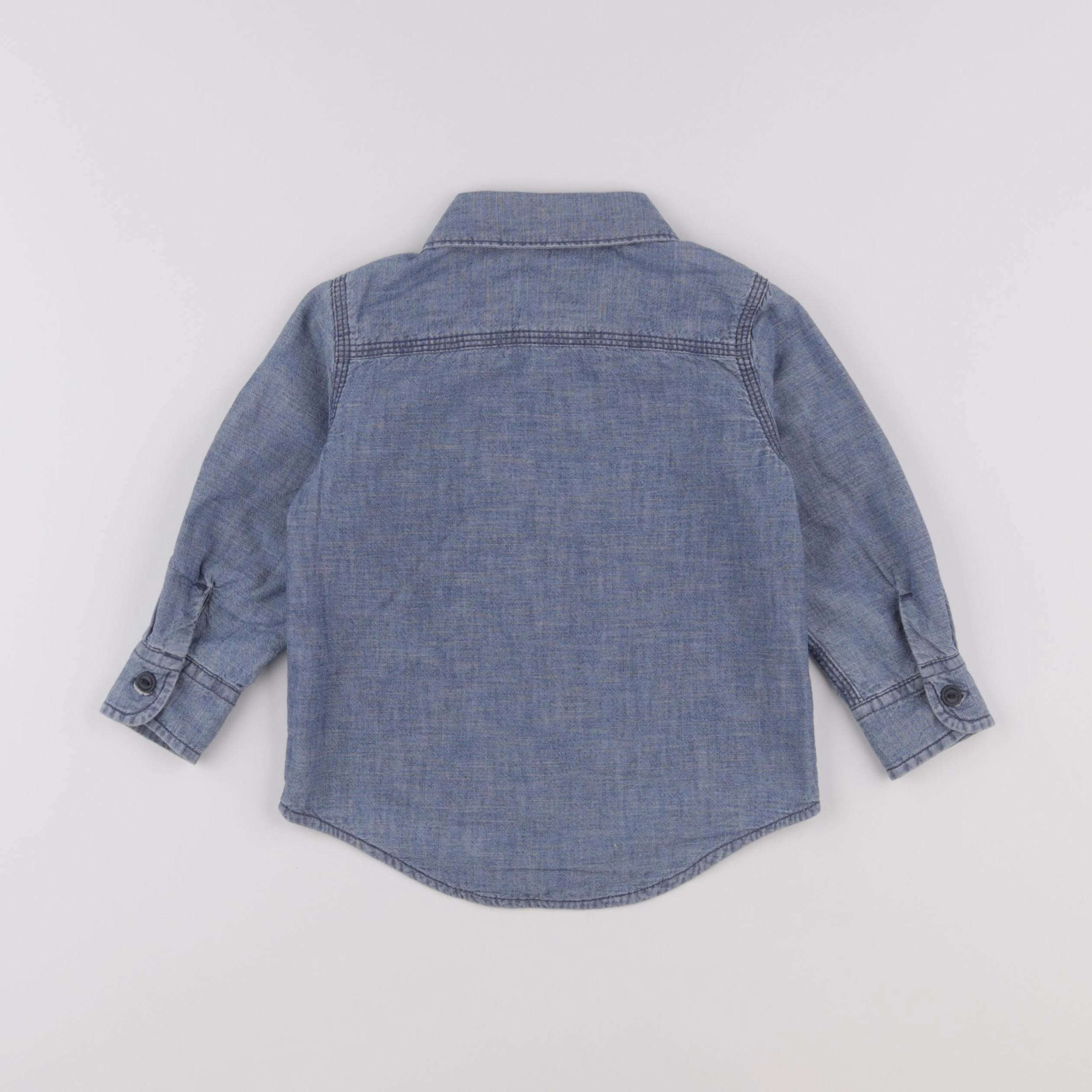 GAP - chemise bleu - 18/24 mois