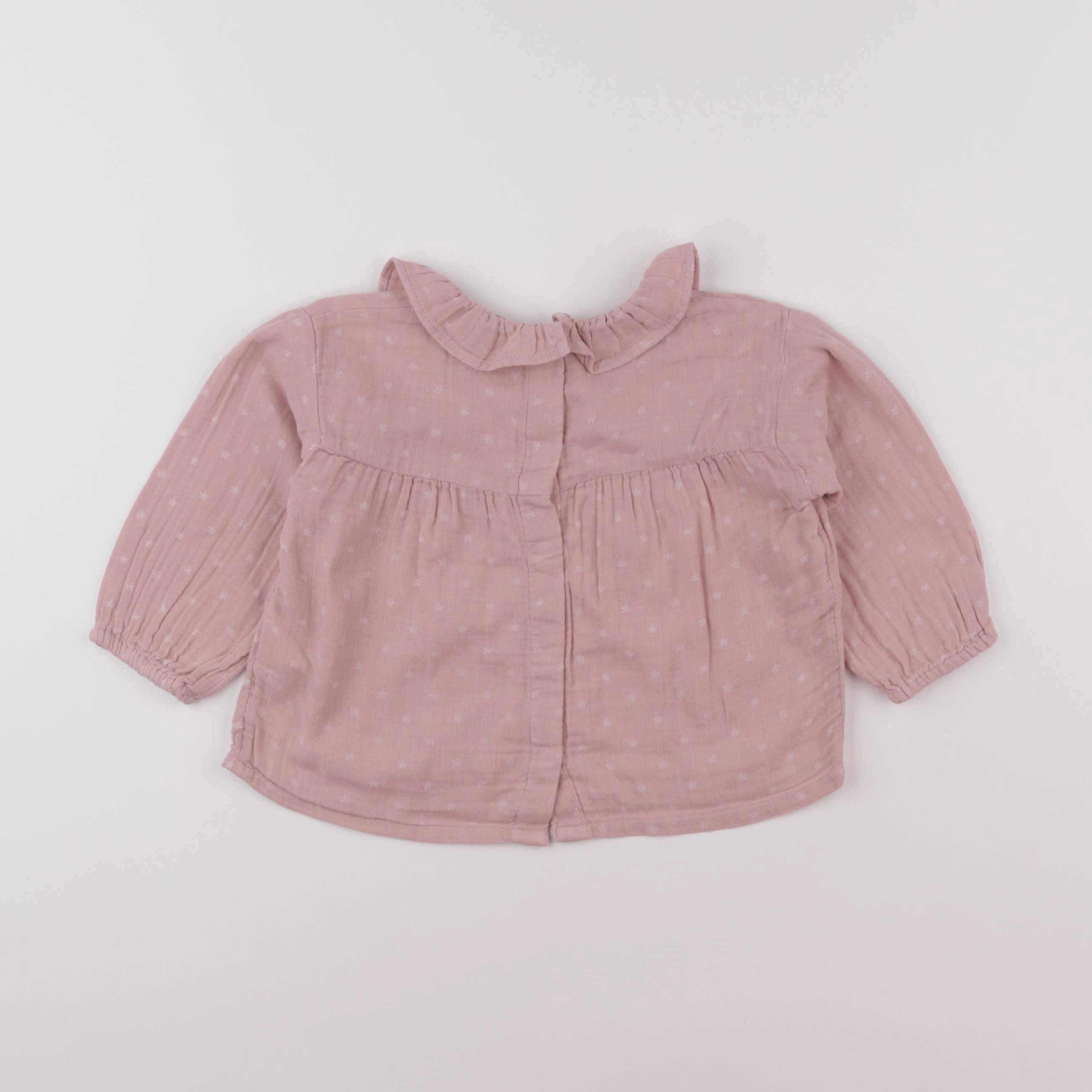 Vertbaudet - blouse rose - 18 mois