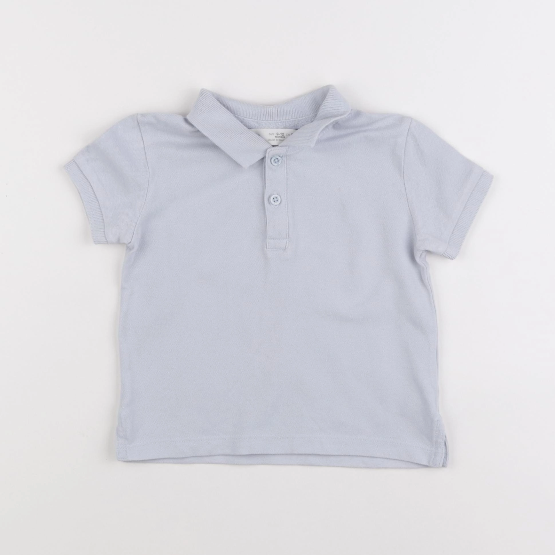 Zara - polo bleu - 9/12 mois