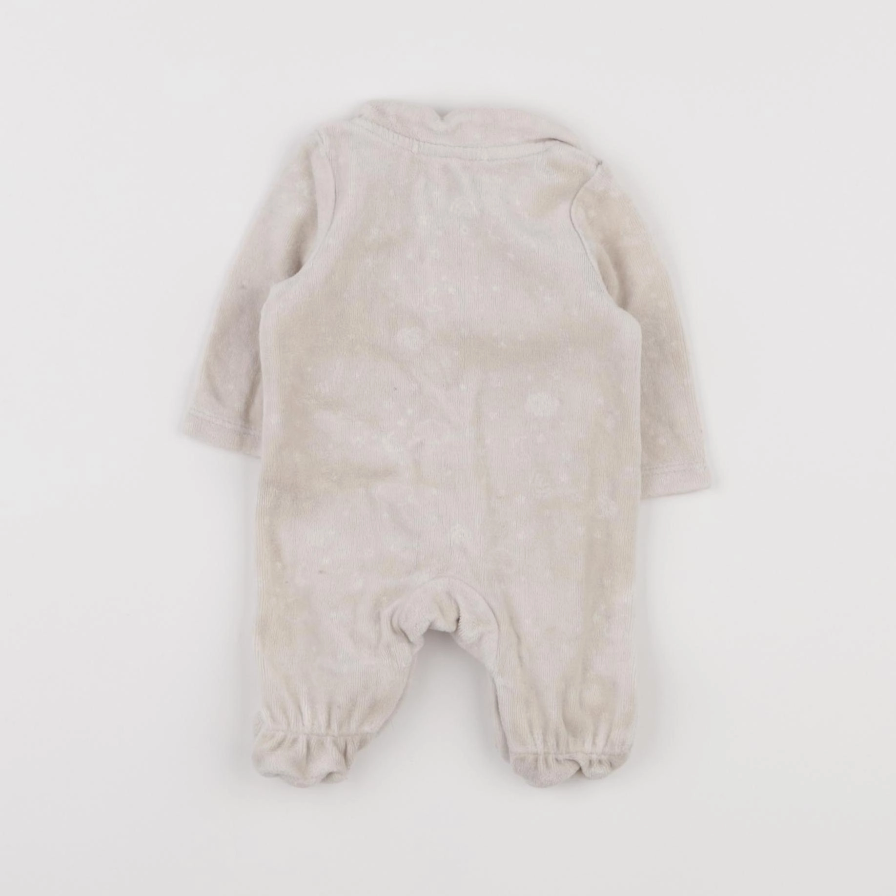 Tape à l'oeil - pyjama velours beige - Prématuré