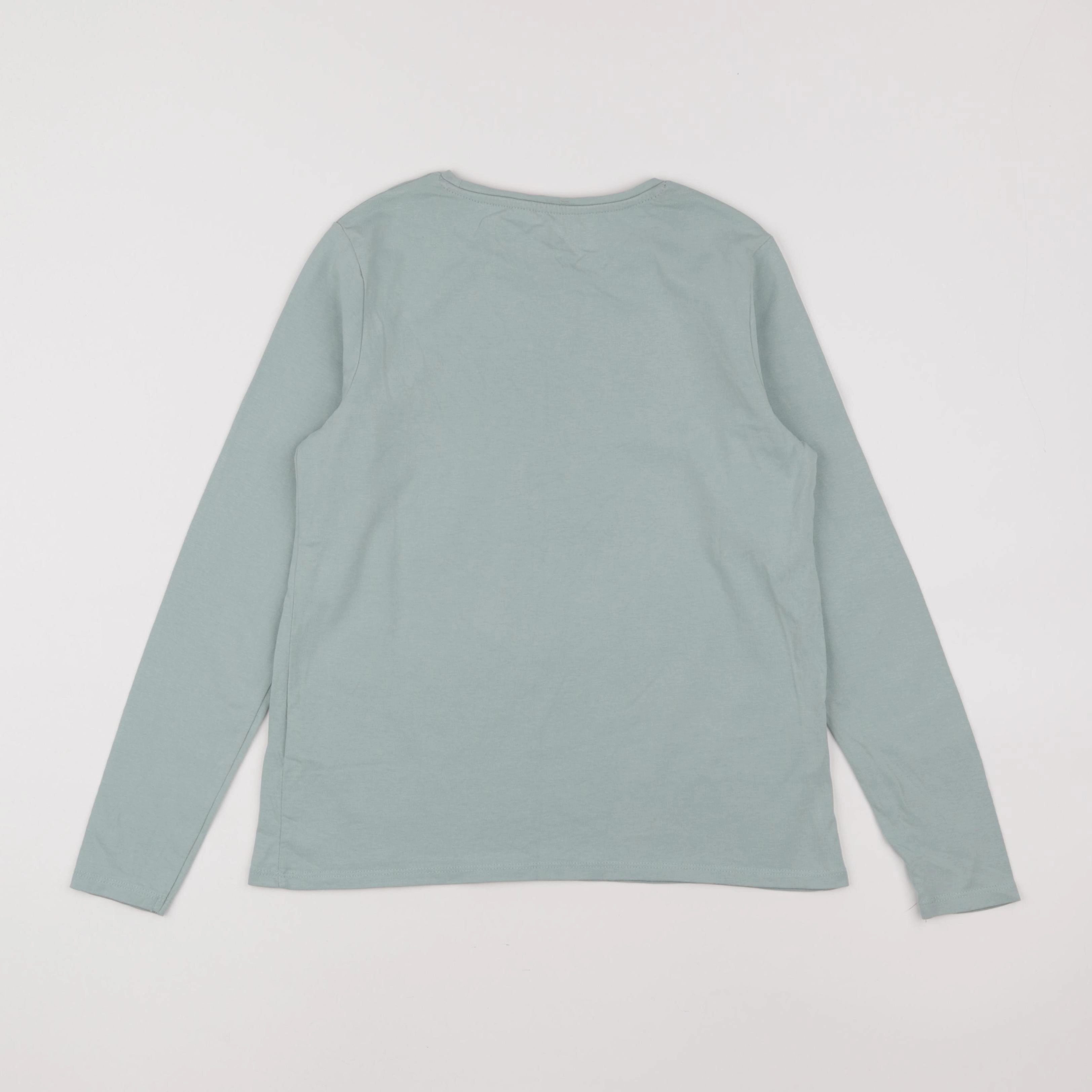 Vertbaudet - tee-shirt vert, or - 12 ans