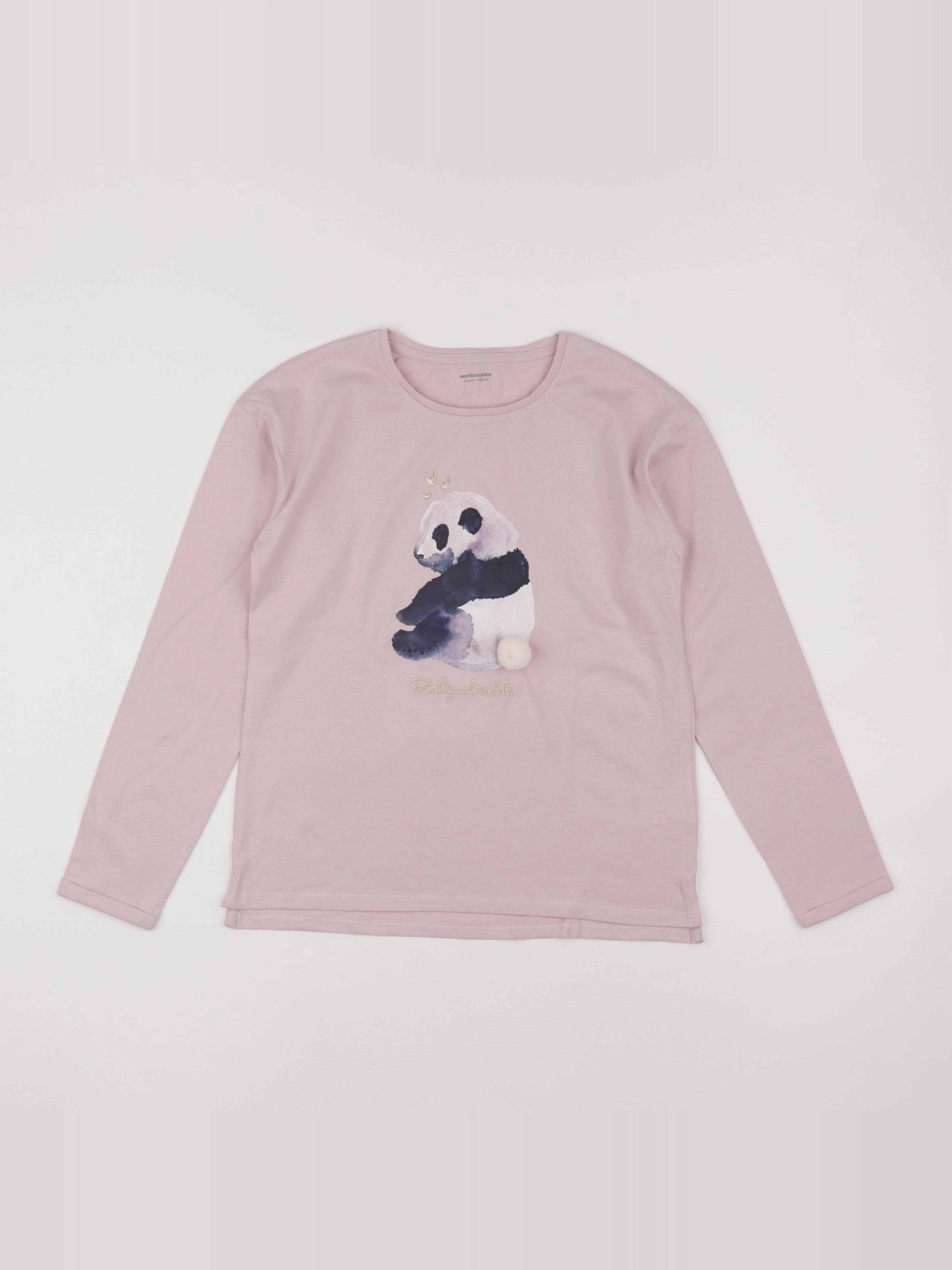 Vertbaudet - tee-shirt rose - 12 ans