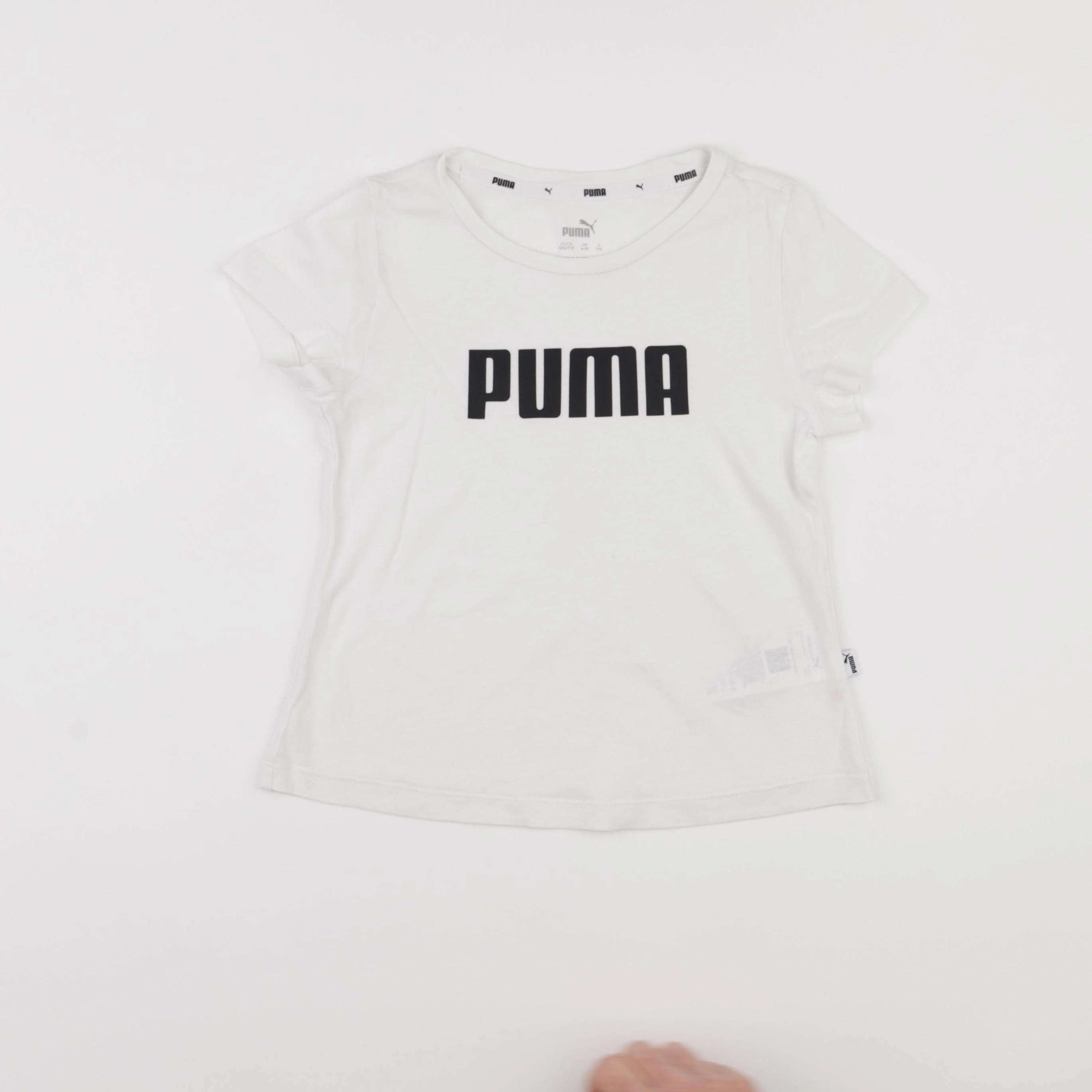 Puma - tee-shirt blanc - 4/5 ans