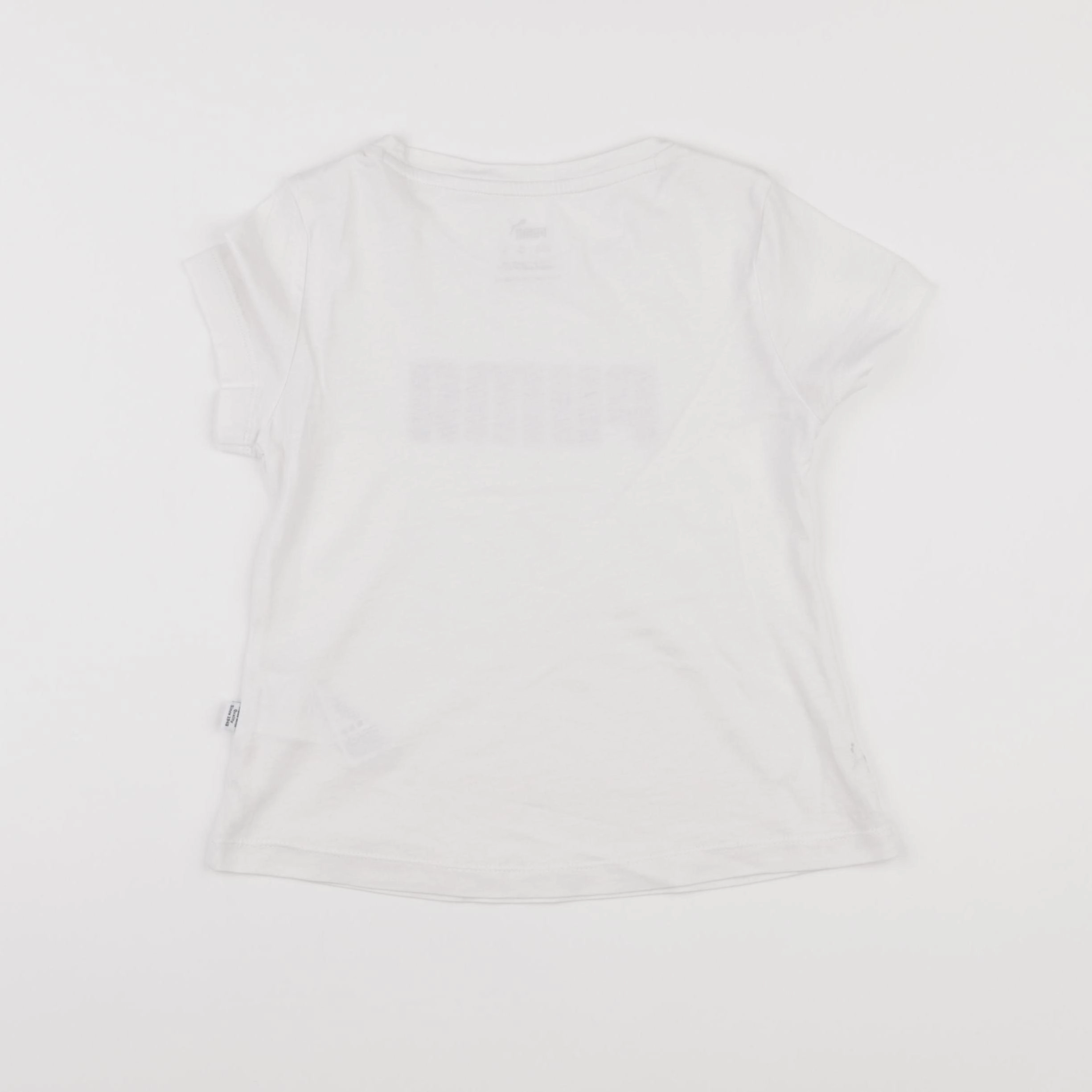 Puma - tee-shirt blanc - 4/5 ans