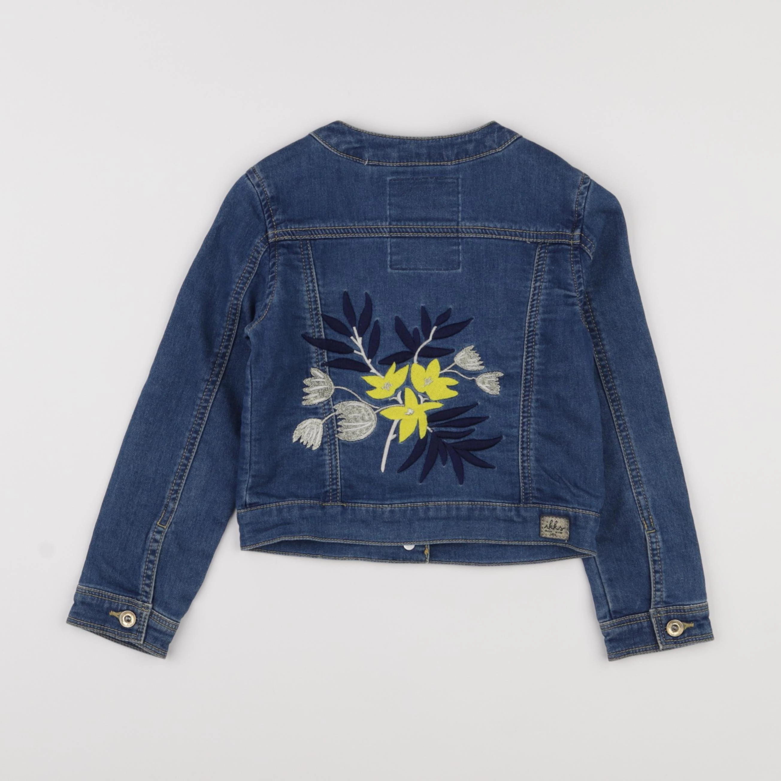 IKKS - veste imprimé au dos bleu - 5 ans