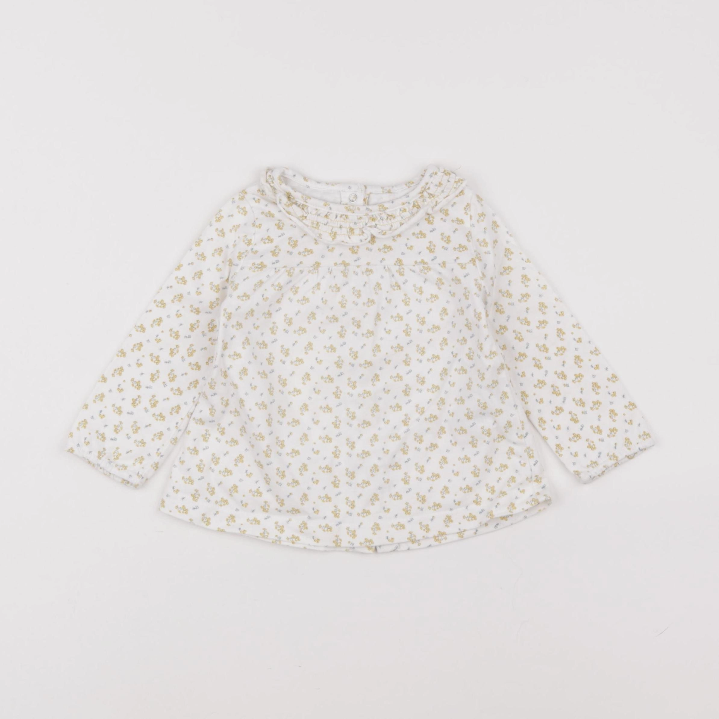 Cyrillus - tee-shirt beige - 12 mois