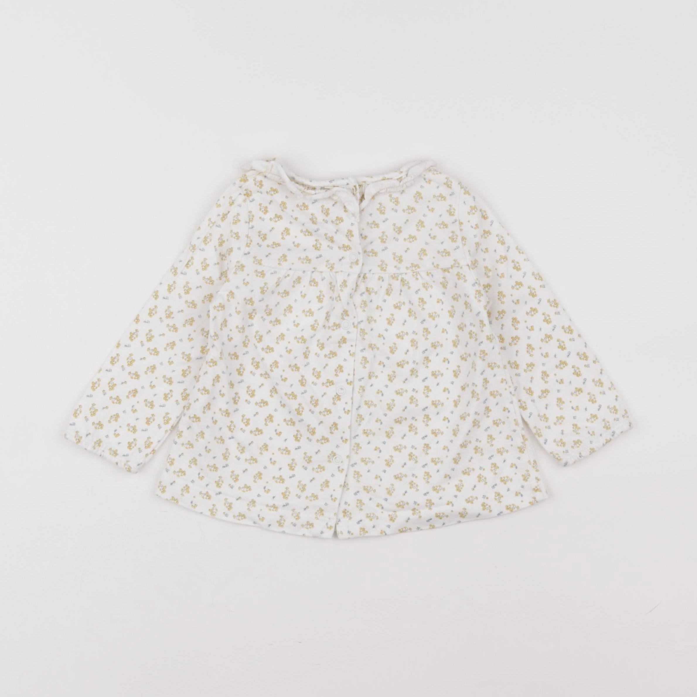 Cyrillus - tee-shirt beige - 12 mois