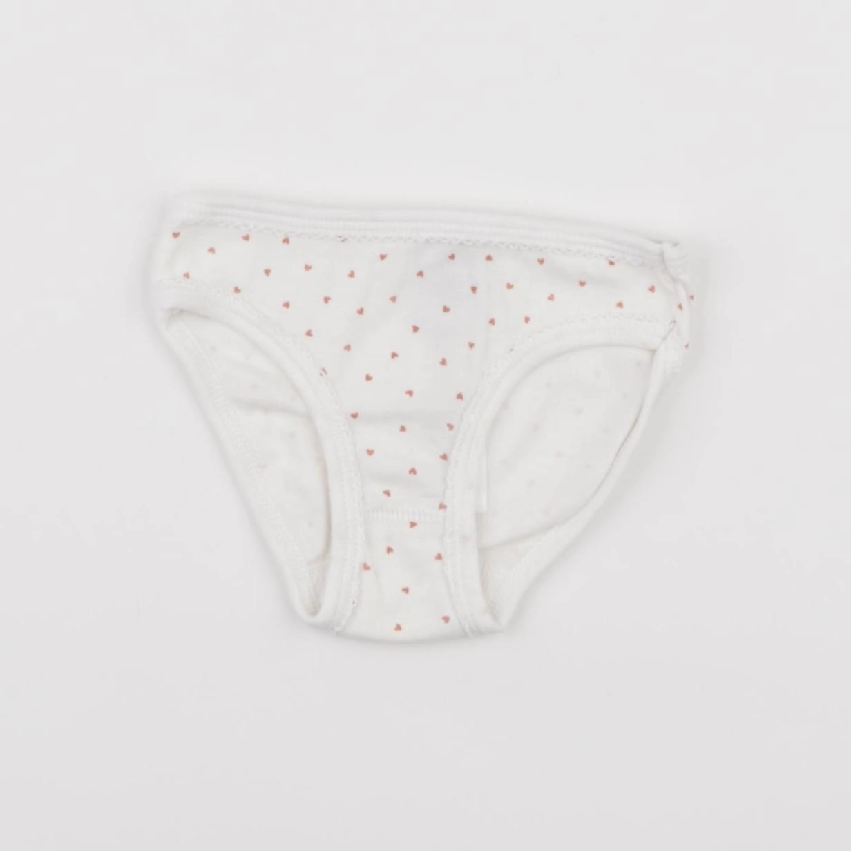 Petit Bateau - culotte blanc, rouge - 3 ans