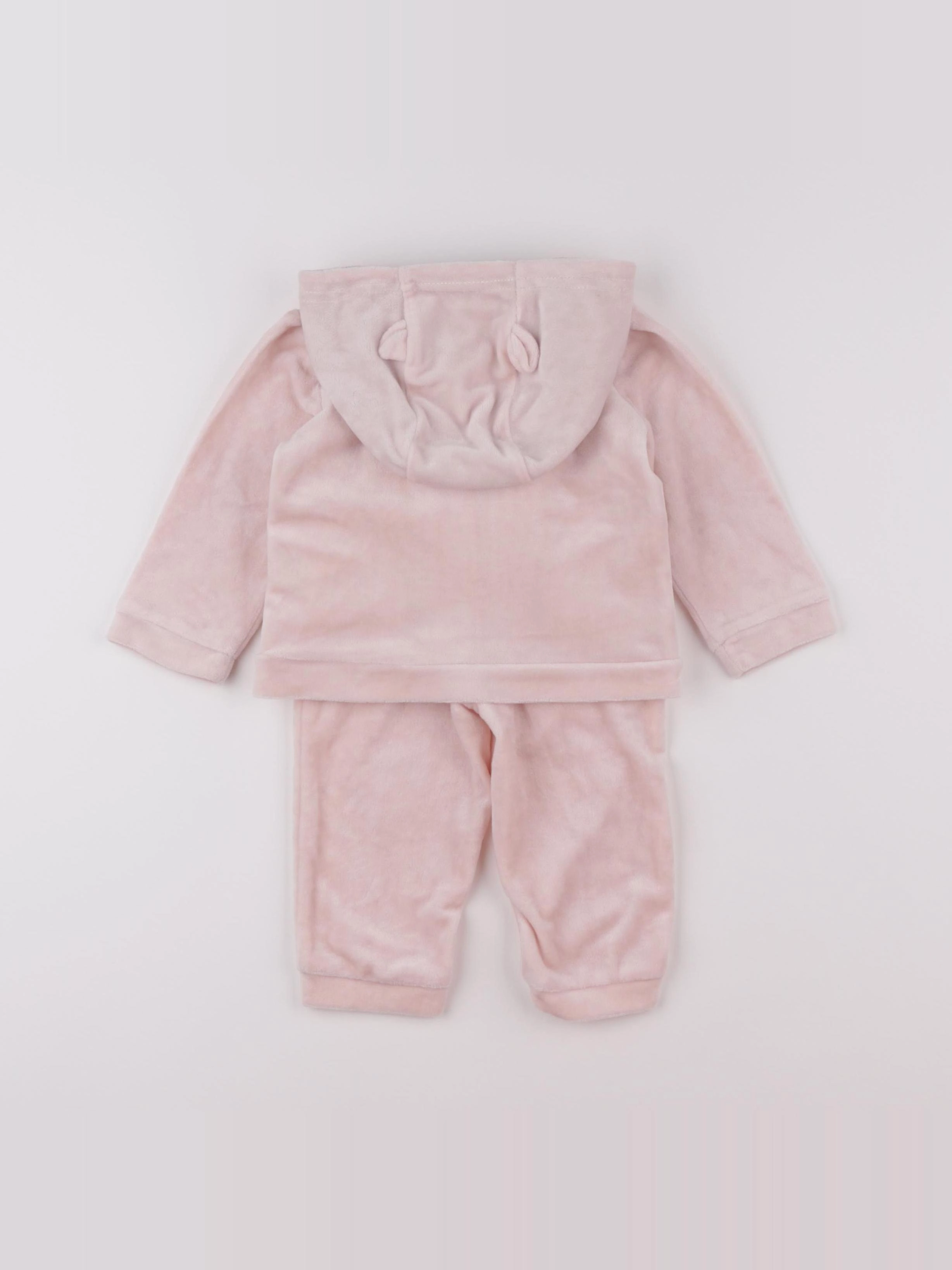 Vertbaudet - ensemble rose - 12 mois