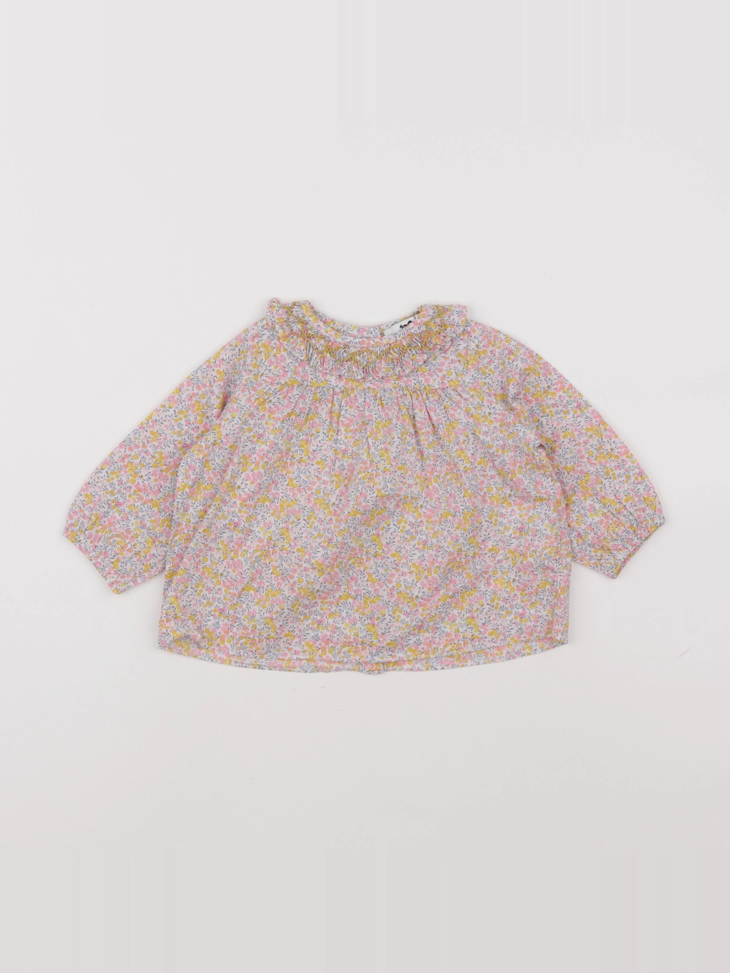 Cyrillus - blouse rose - 9 mois