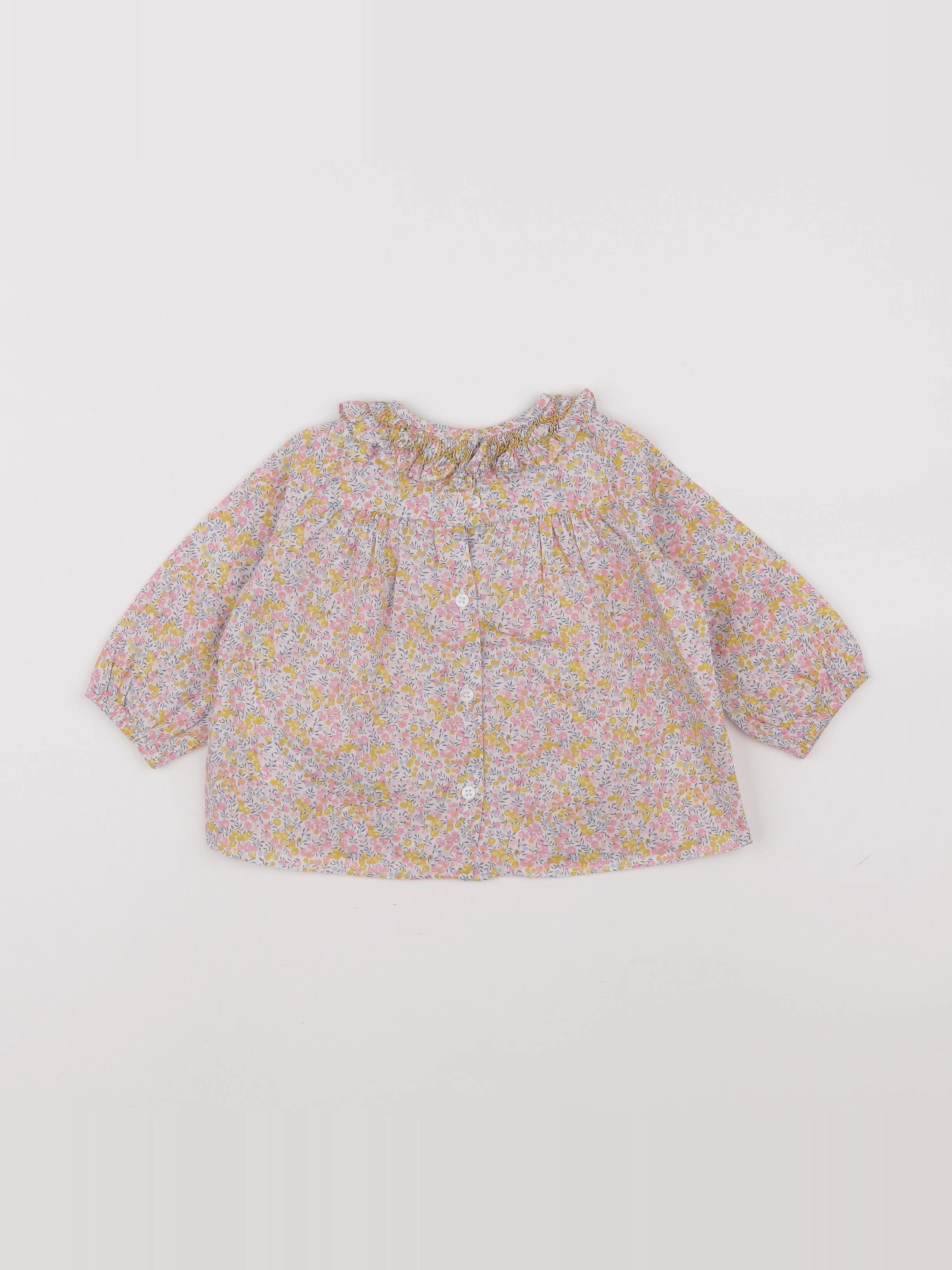 Cyrillus - blouse rose - 9 mois
