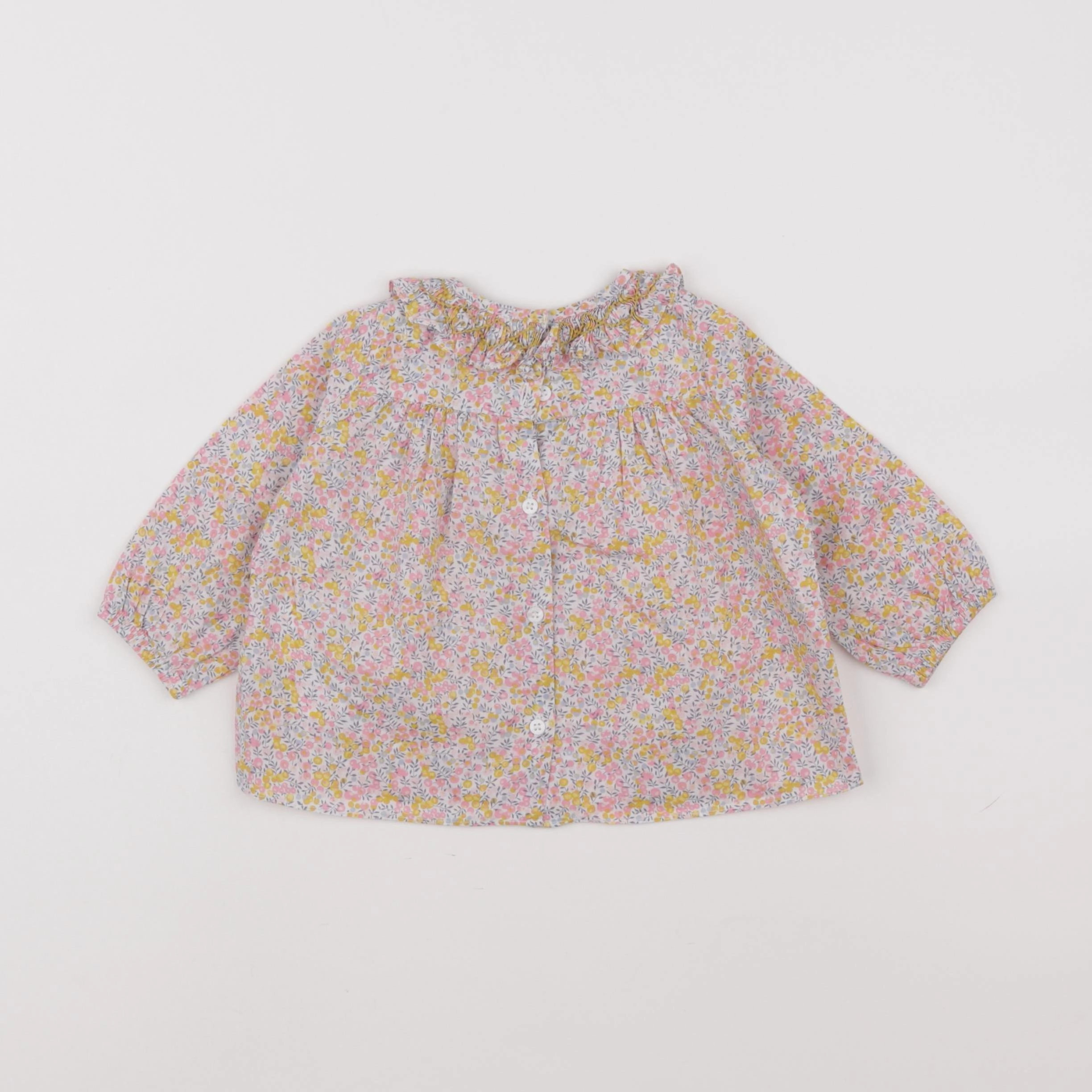 Cyrillus - blouse rose - 9 mois