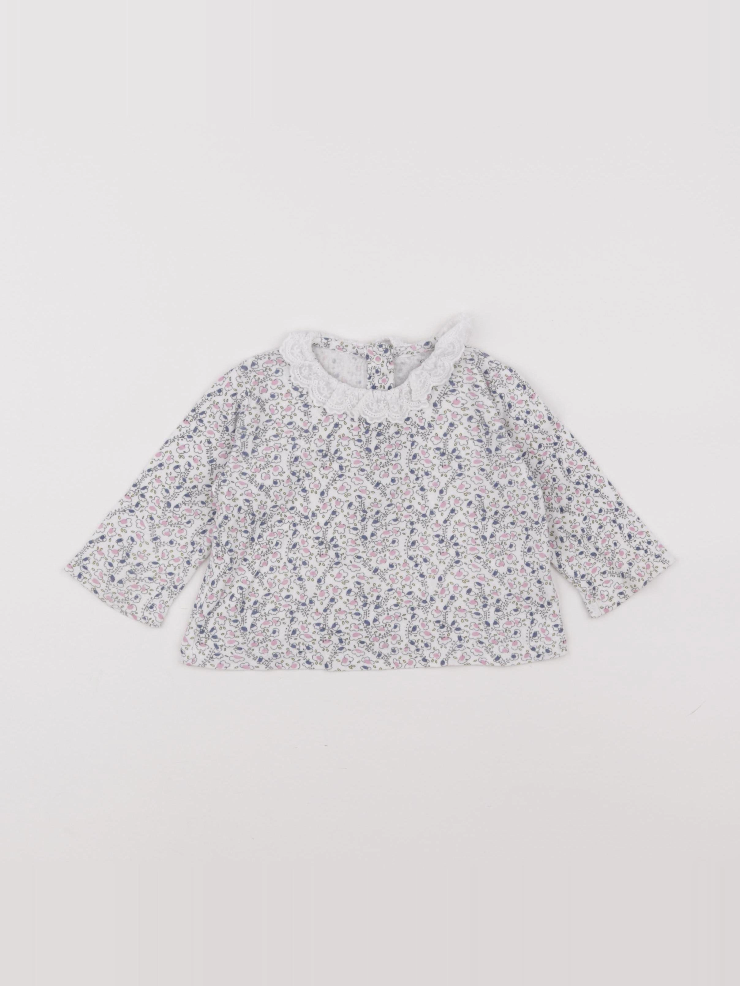 Cyrillus - tee-shirt rose - 9 mois