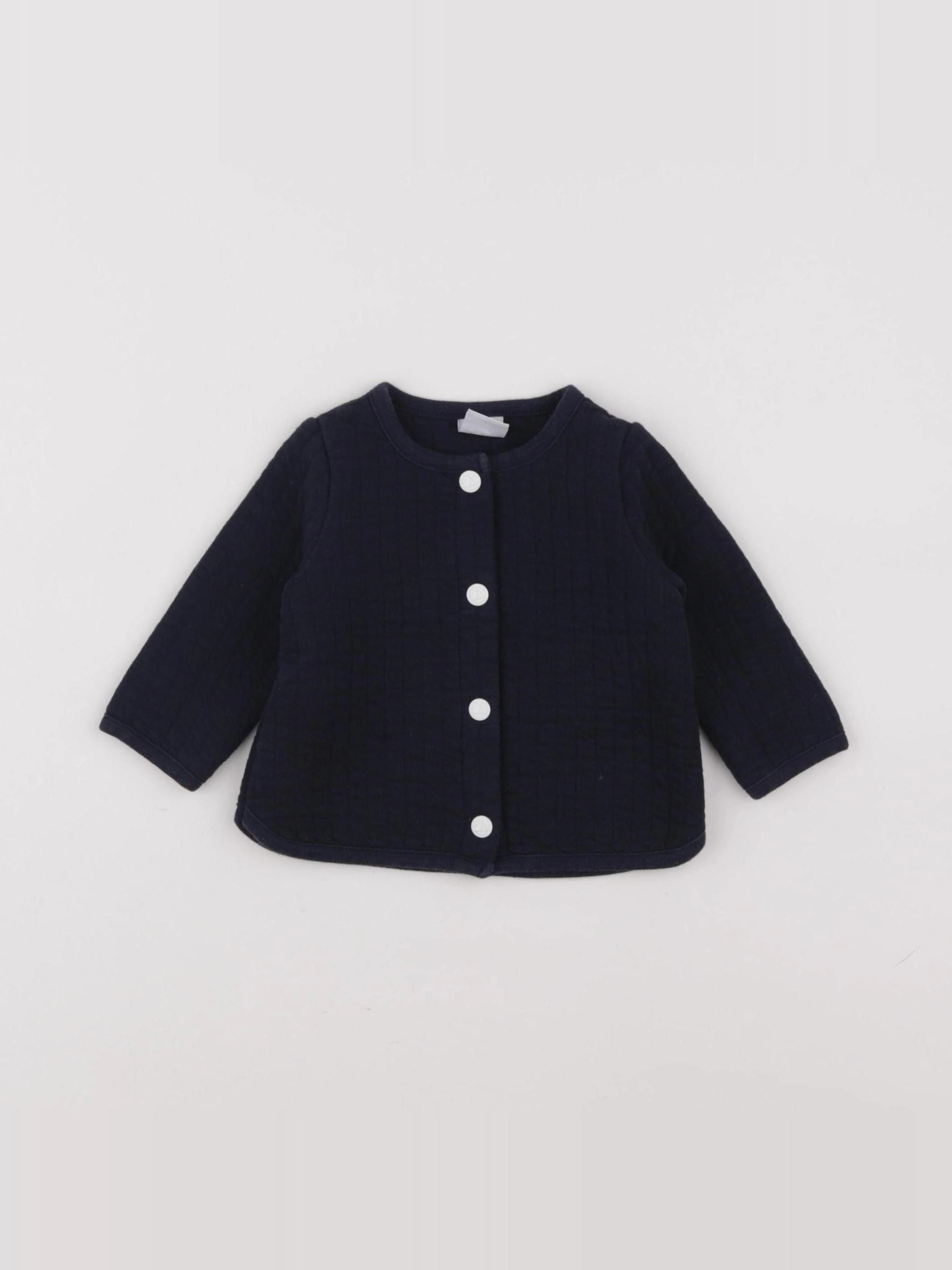 Petit Bateau - veste bleu - 6 mois