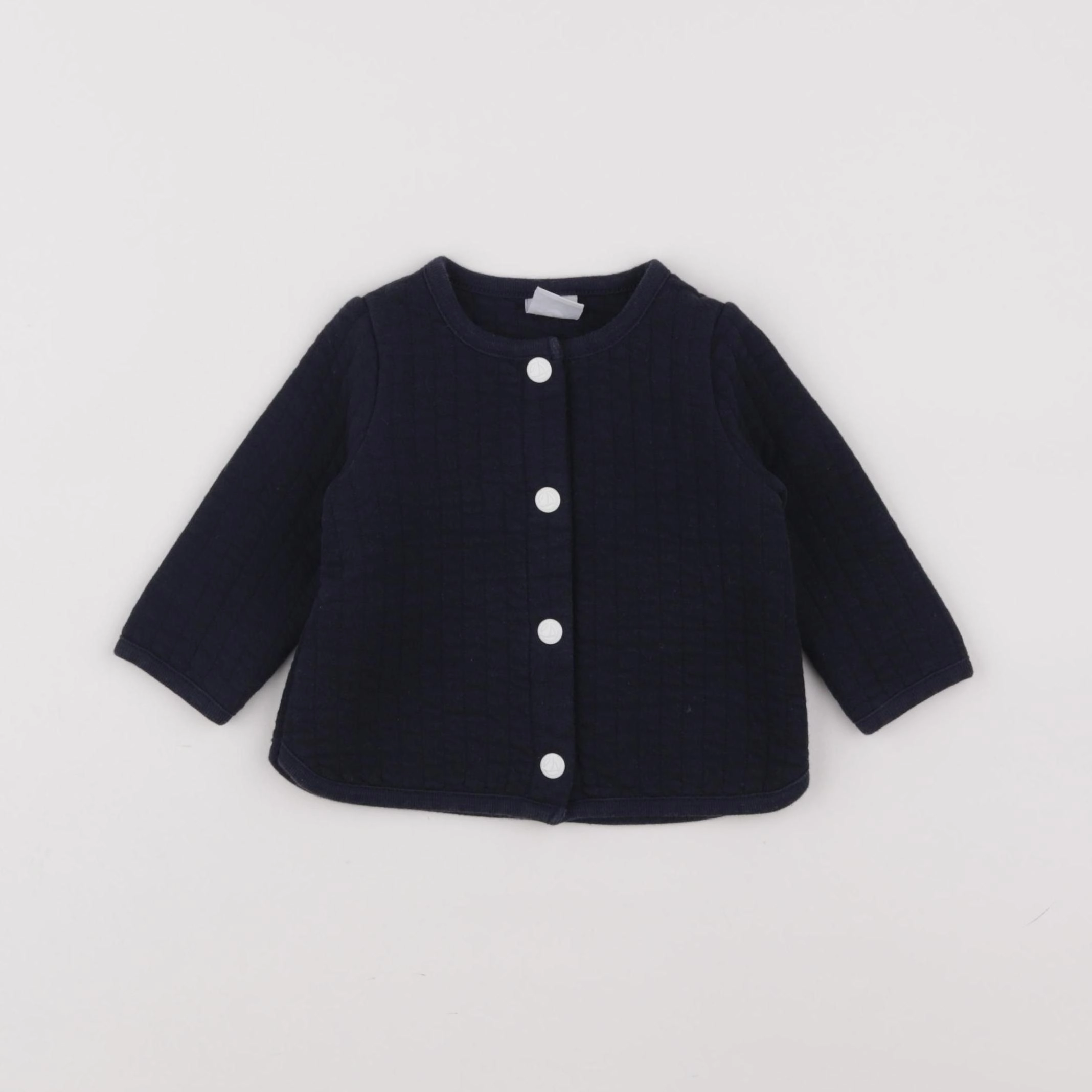 Petit Bateau - veste bleu - 6 mois