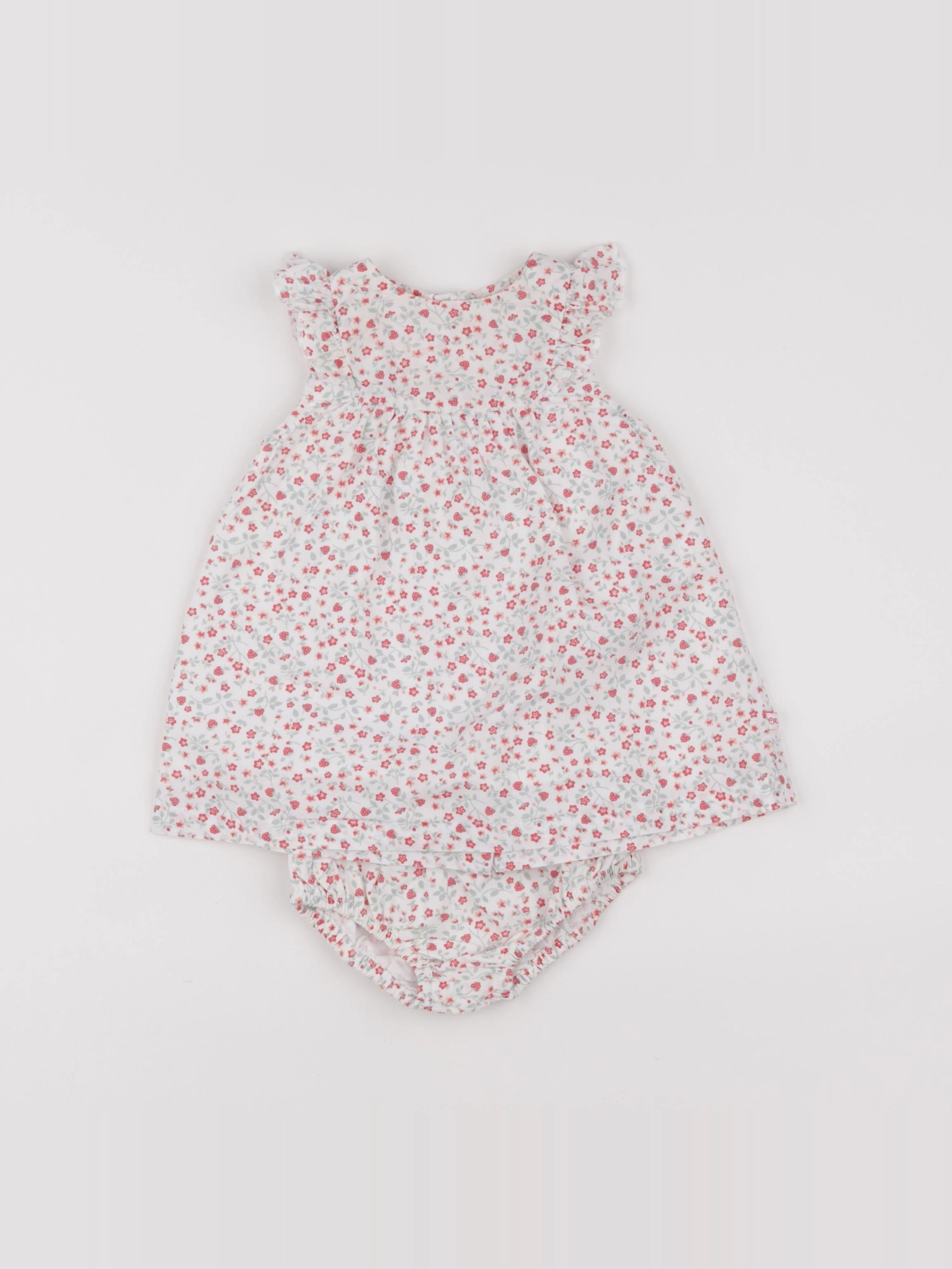 Cadet Rousselle - robe rouge - 6 mois