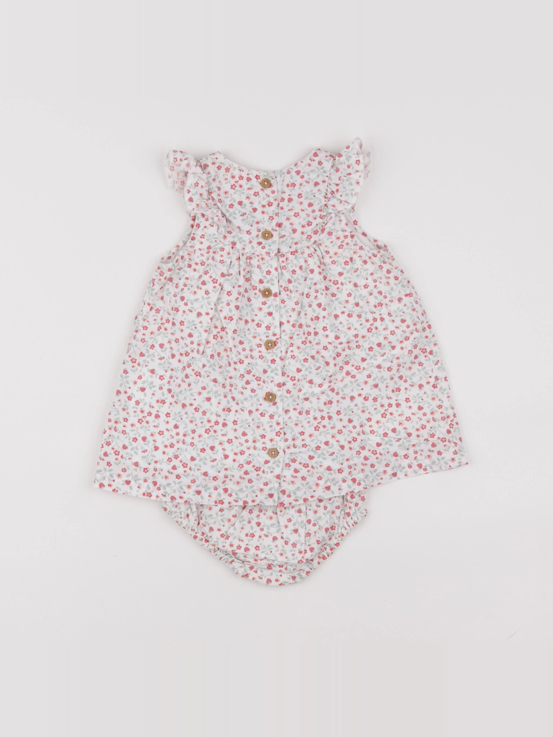 Cadet Rousselle - robe rouge - 6 mois