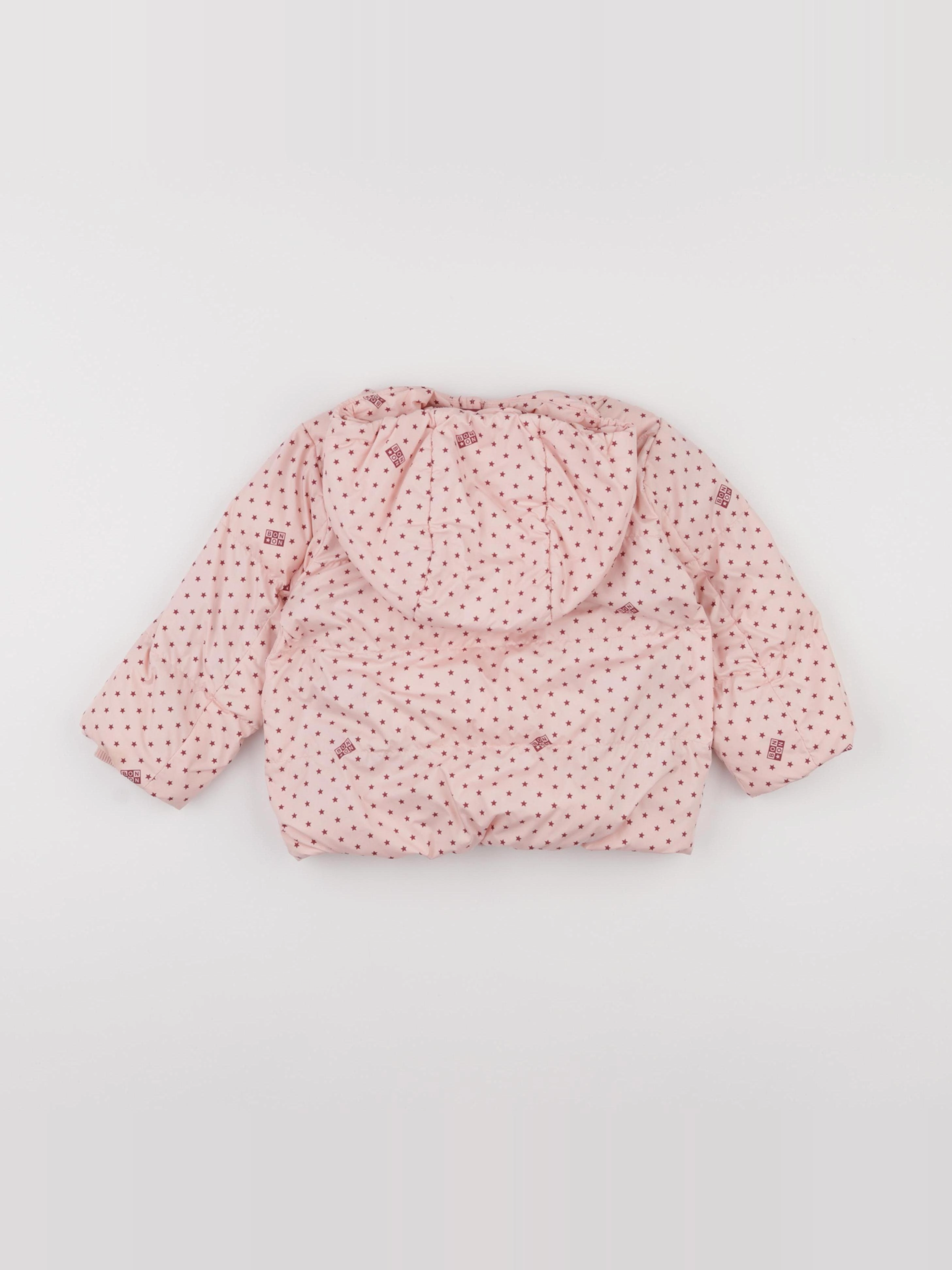 Bonton - doudoune rose - 18 mois