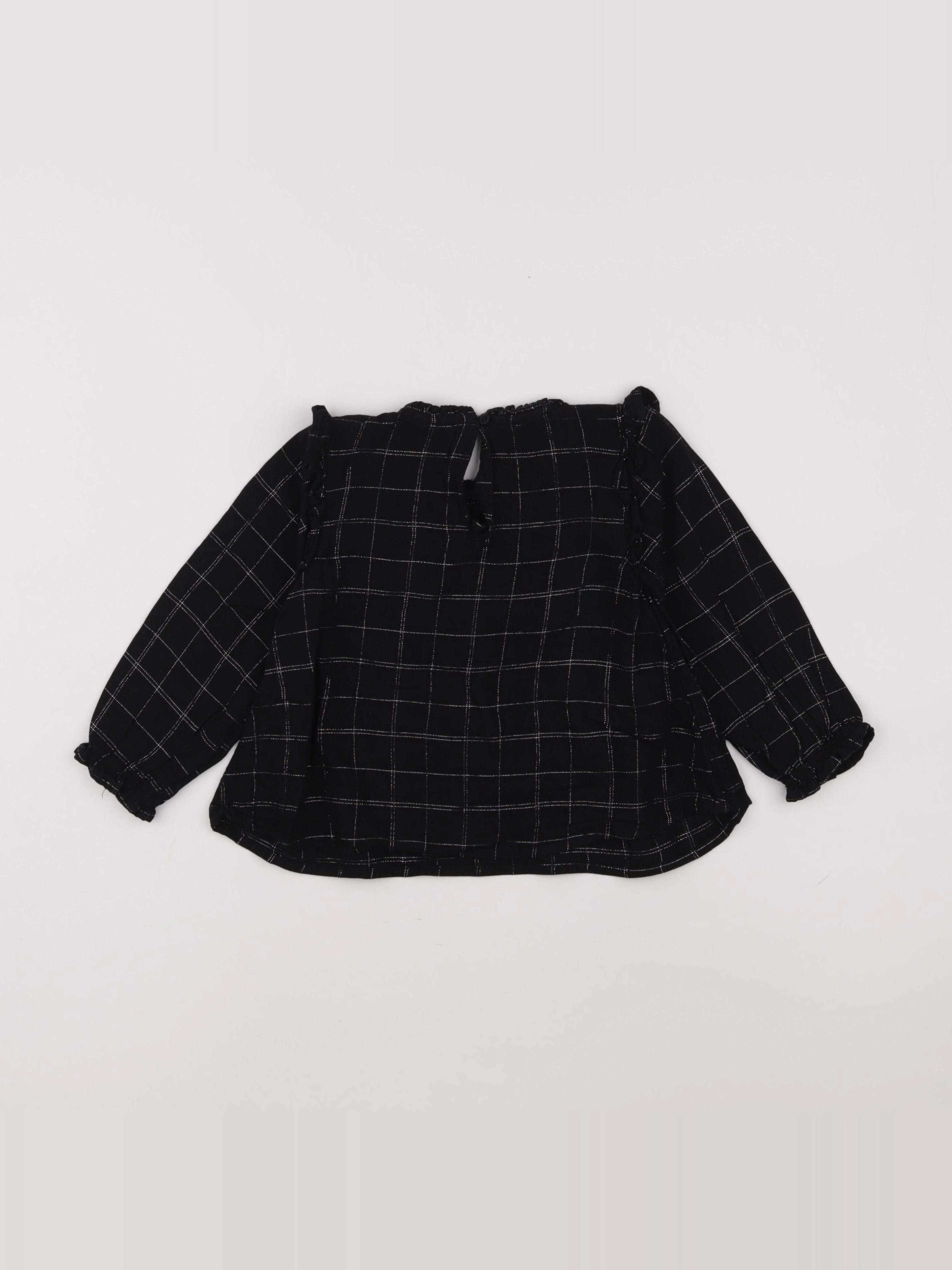 Tape à l'oeil - blouse noir - 2/3 ans