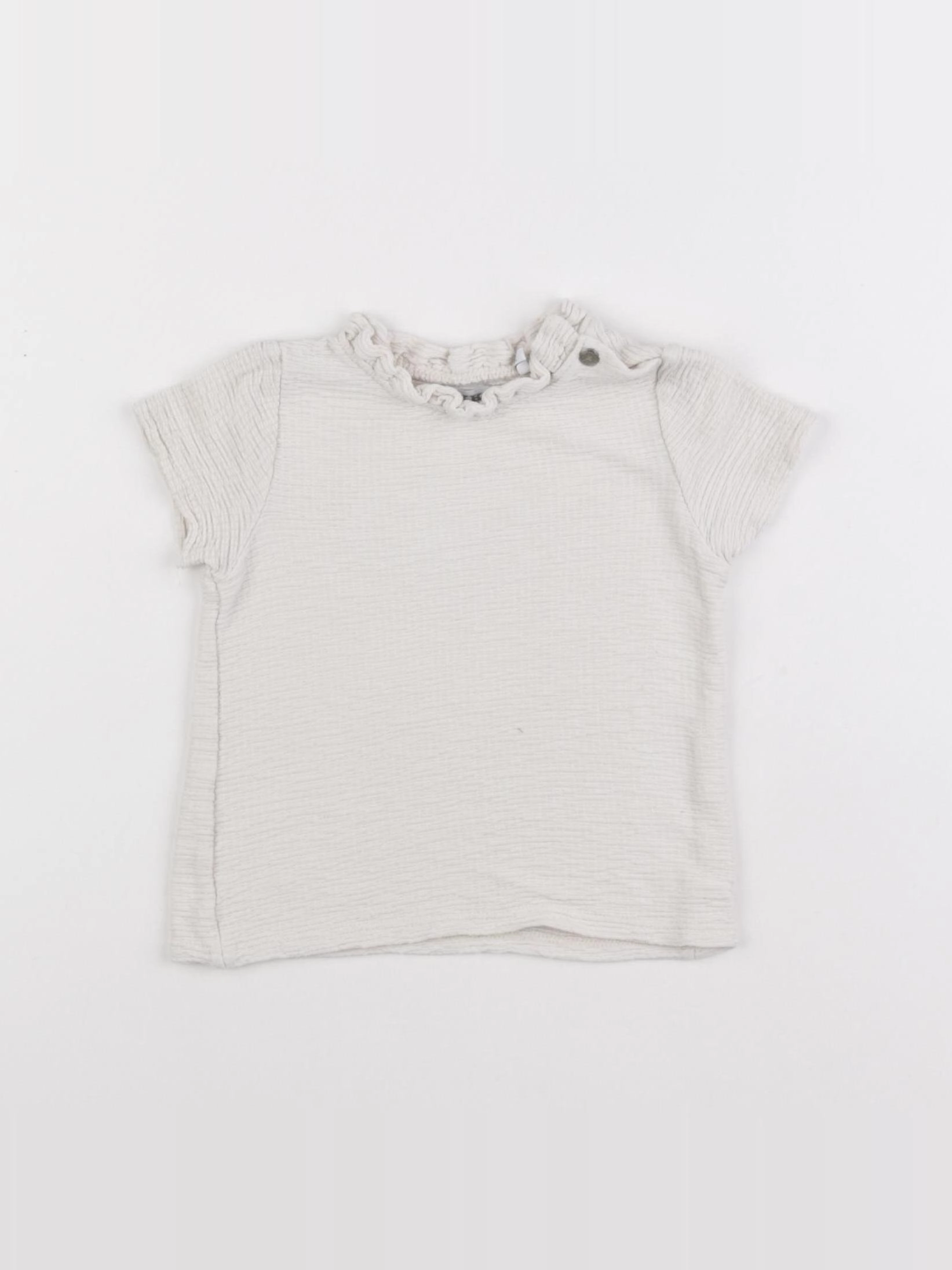 IKKS - tee-shirt beige - 12 mois