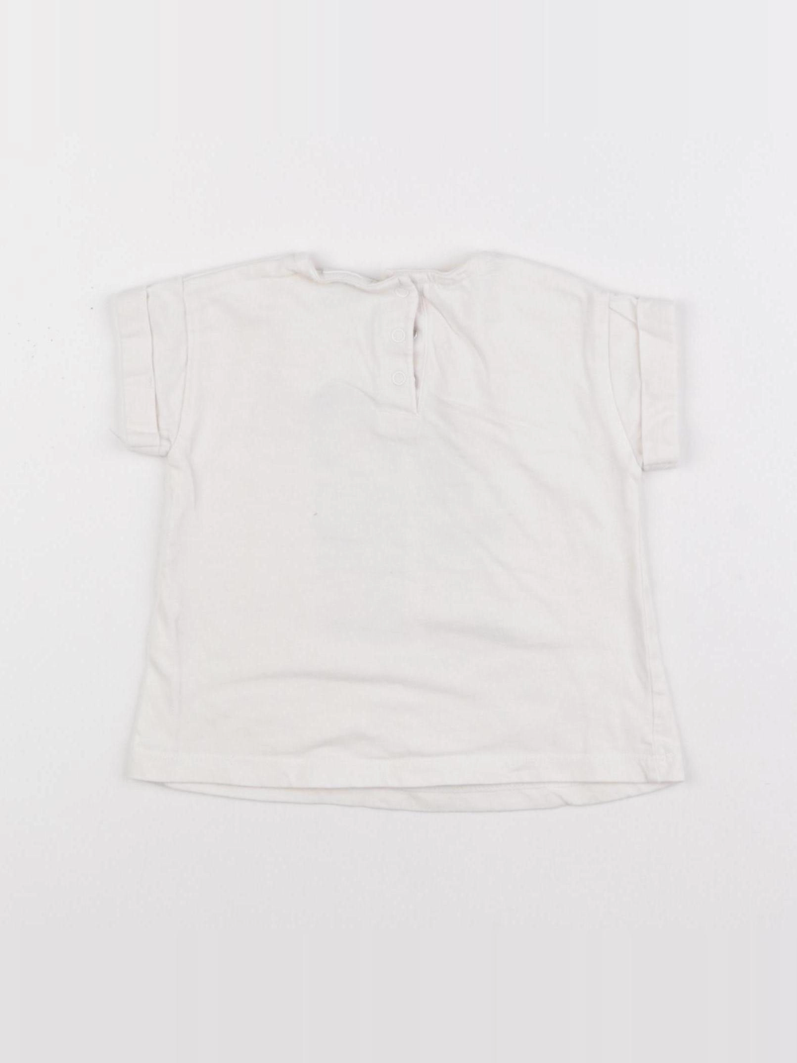 Tape à l'oeil - tee-shirt blanc - 12 mois