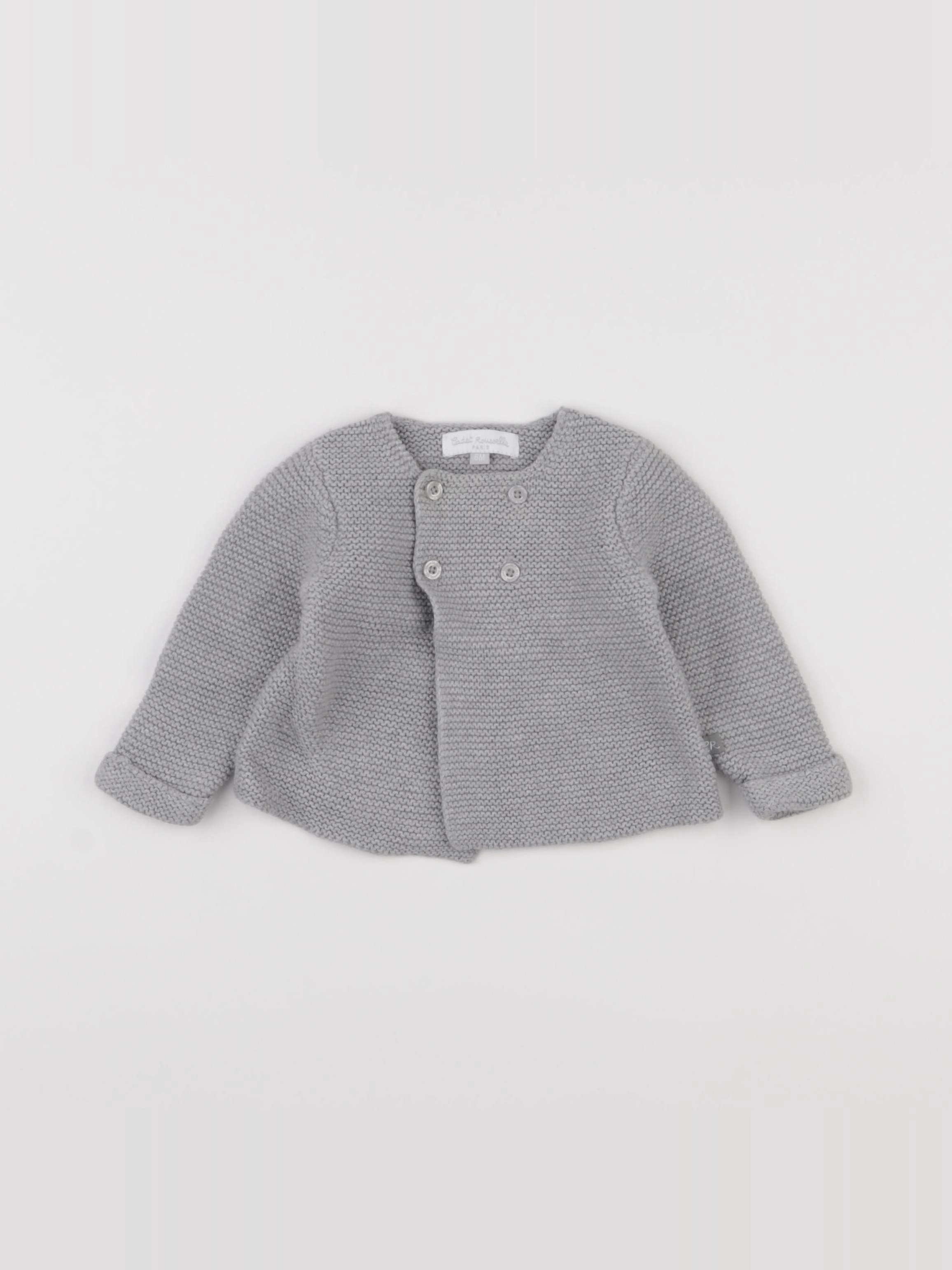Cadet Rousselle - gilet gris - 6 mois