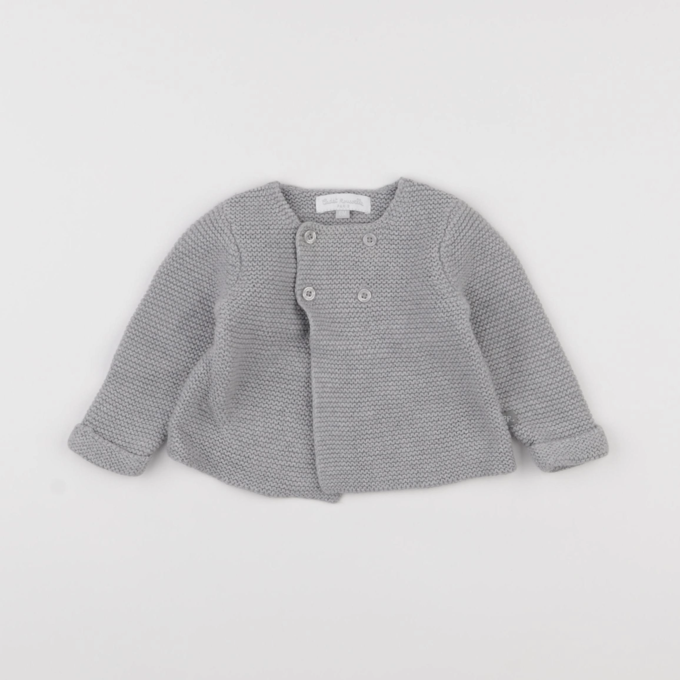 Cadet Rousselle - gilet gris - 6 mois