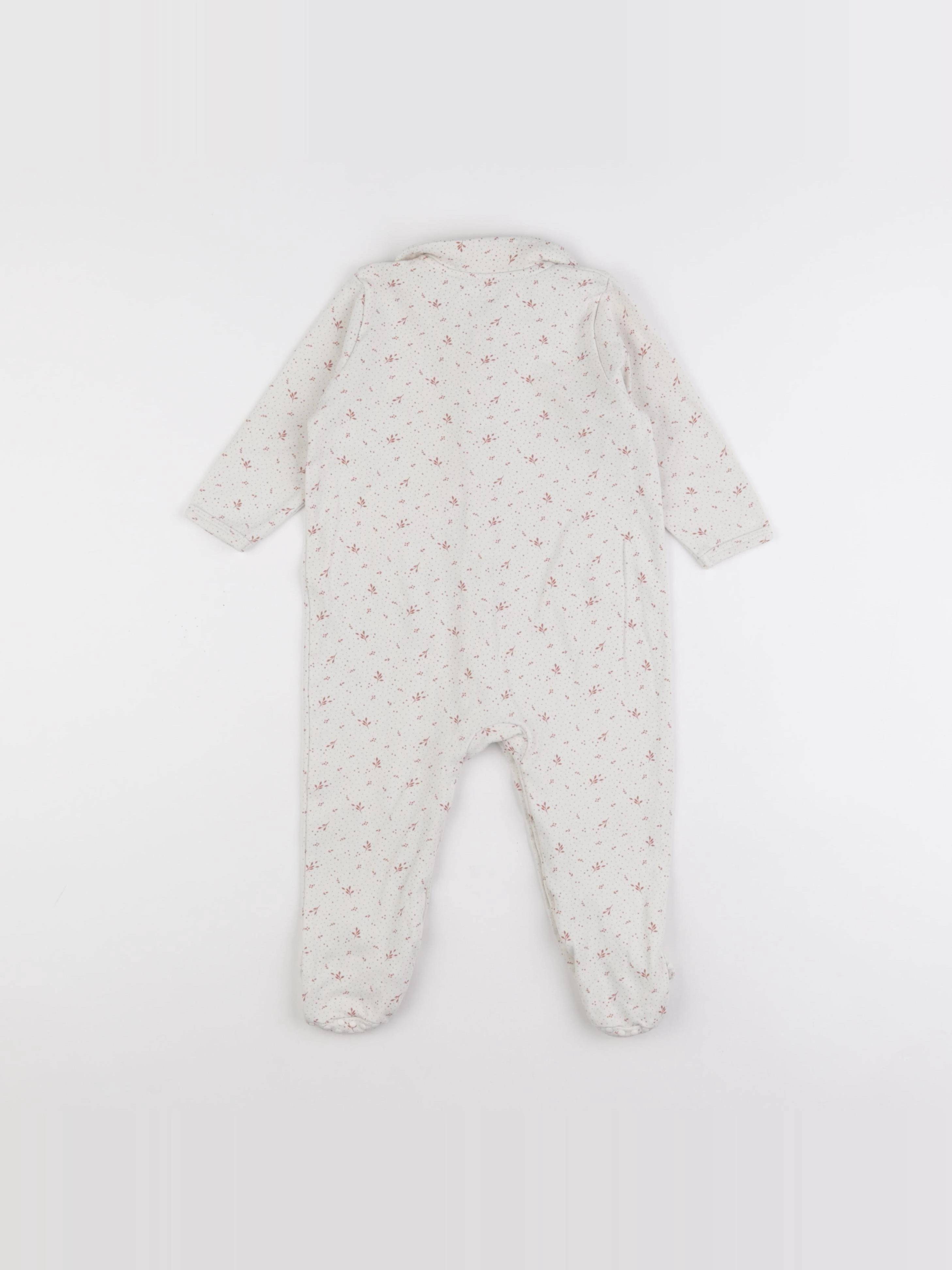 Vertbaudet - pyjama coton beige - 18 mois